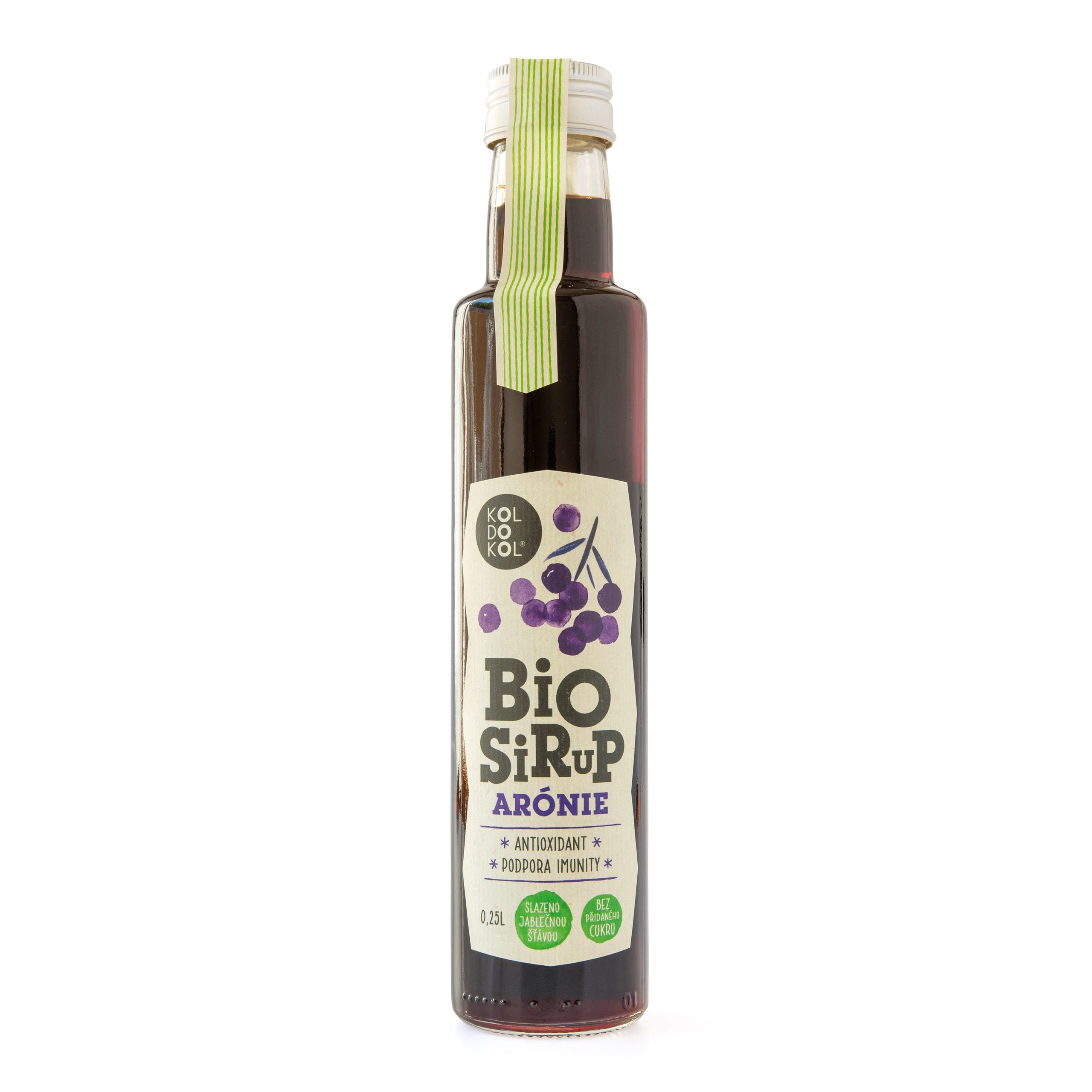Sirup arónie bez přidaného cukru 250 ml BIO   KOLDOKOL Koldokol