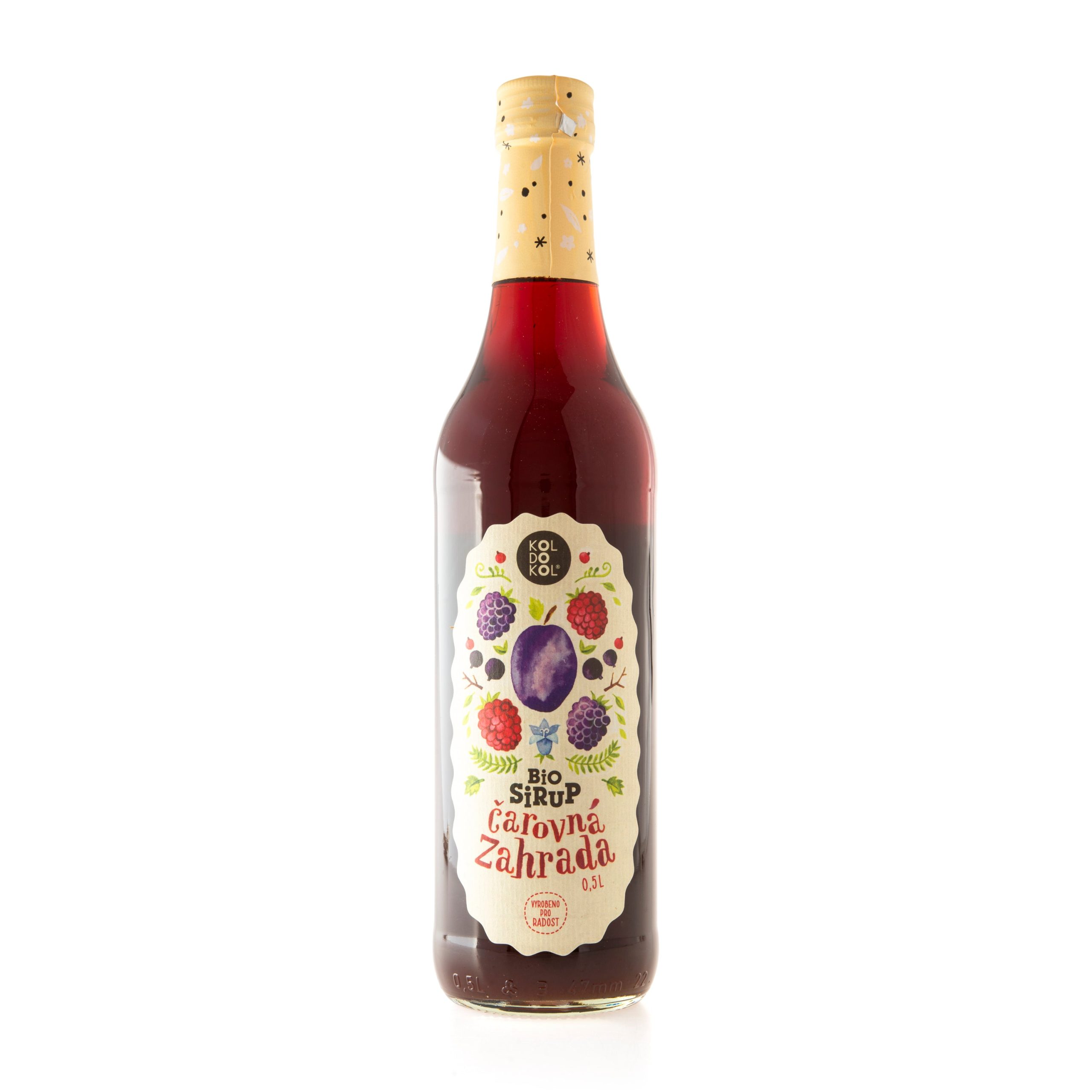Sirup čarovná zahrada 500 ml BIO   KOLDOKOL Koldokol