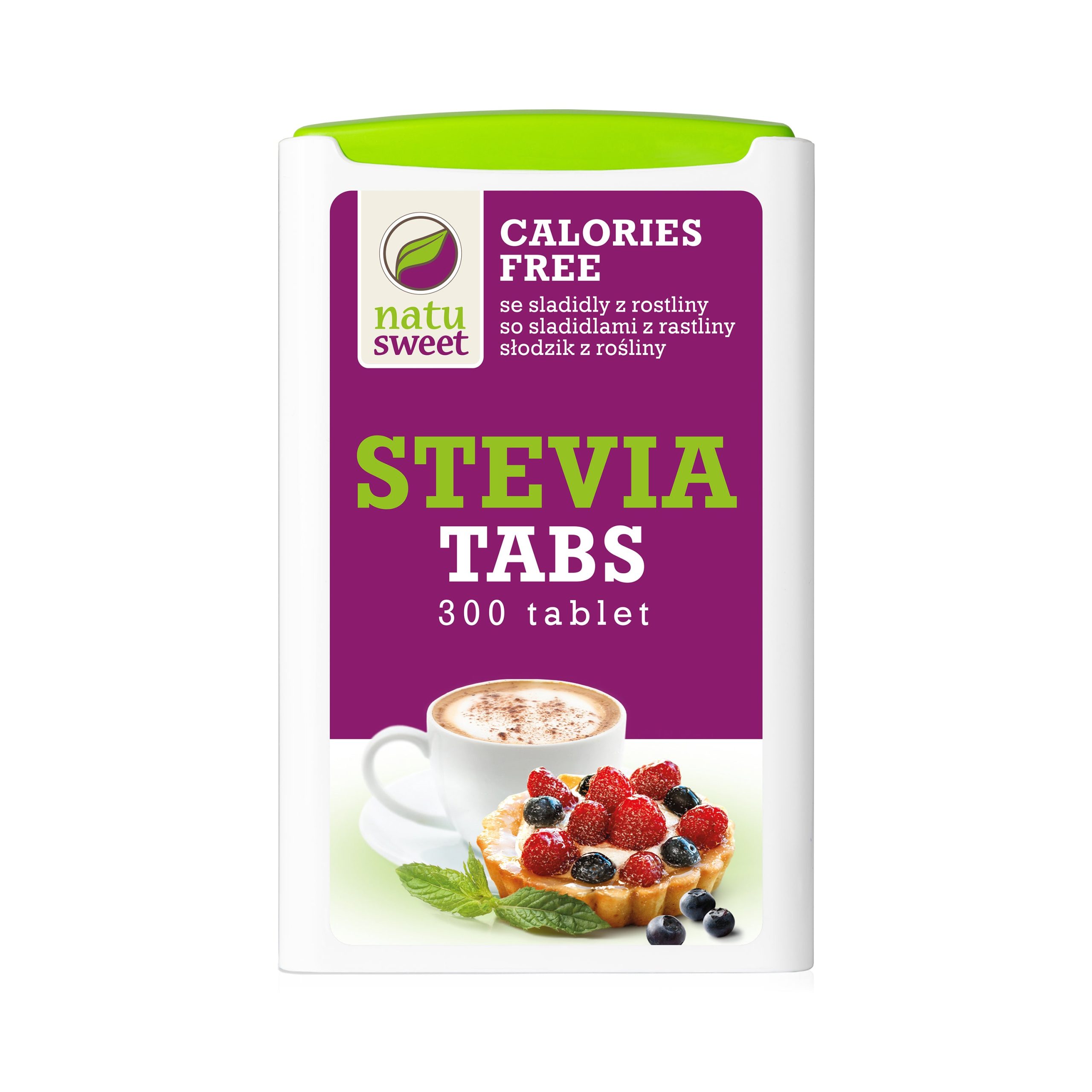 Sladidlo ze stévie 300 tablet v dávkovači 18 g   NATUSWEET Natusweet