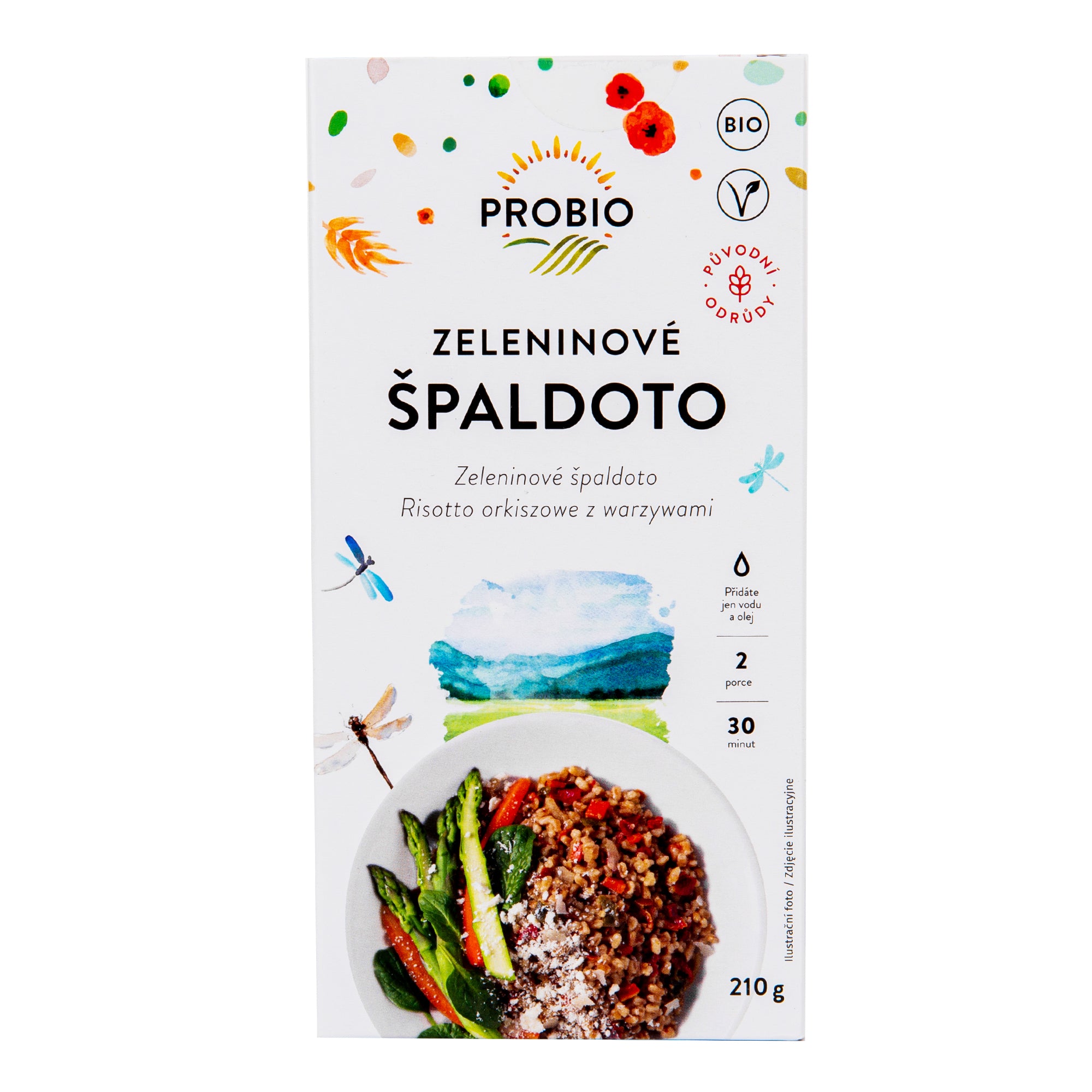 Špaldoto zeleninové 210 g BIO   PROBIO Pro-bio