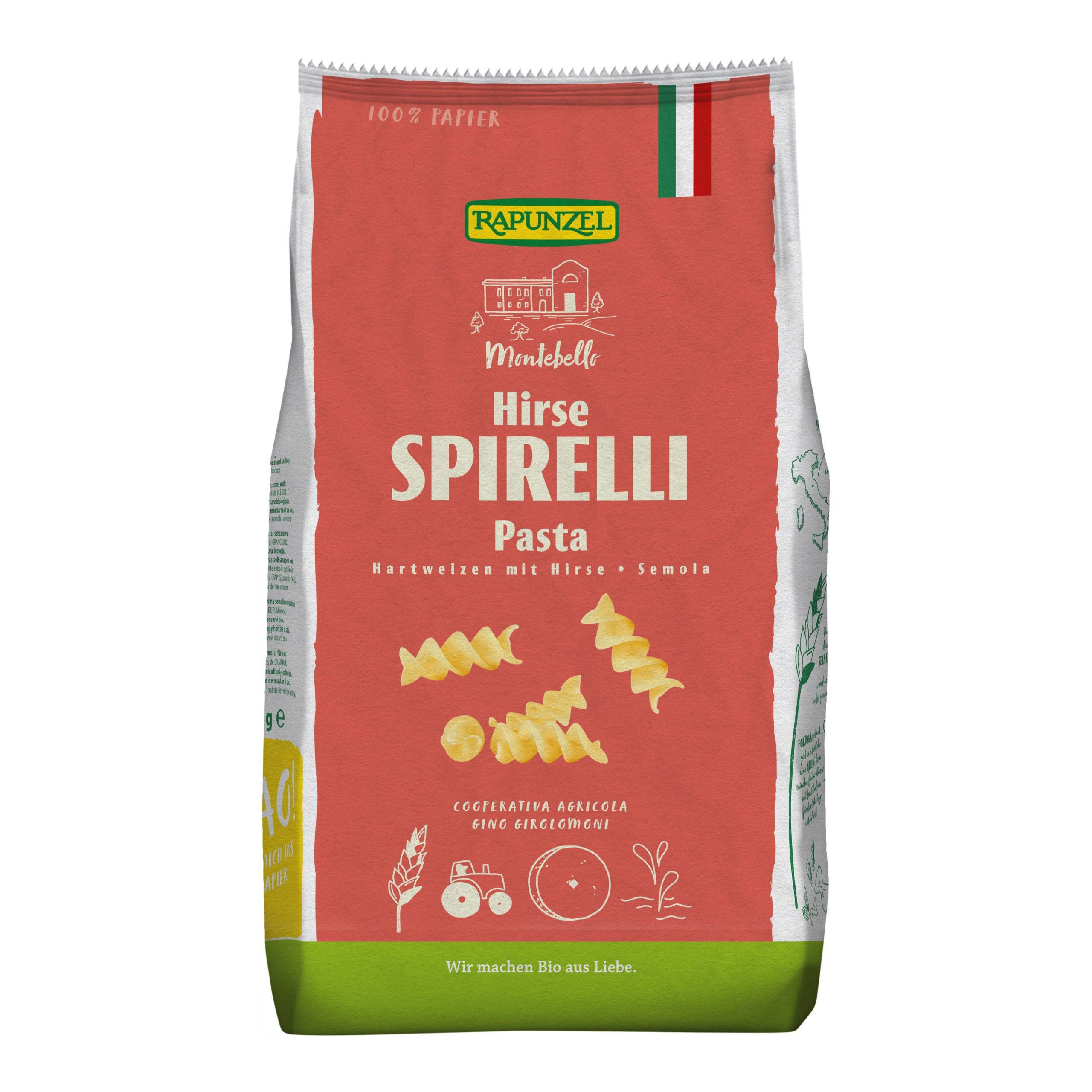 Spirálky semolina 500 g BIO   RAPUNZEL Rapunzel