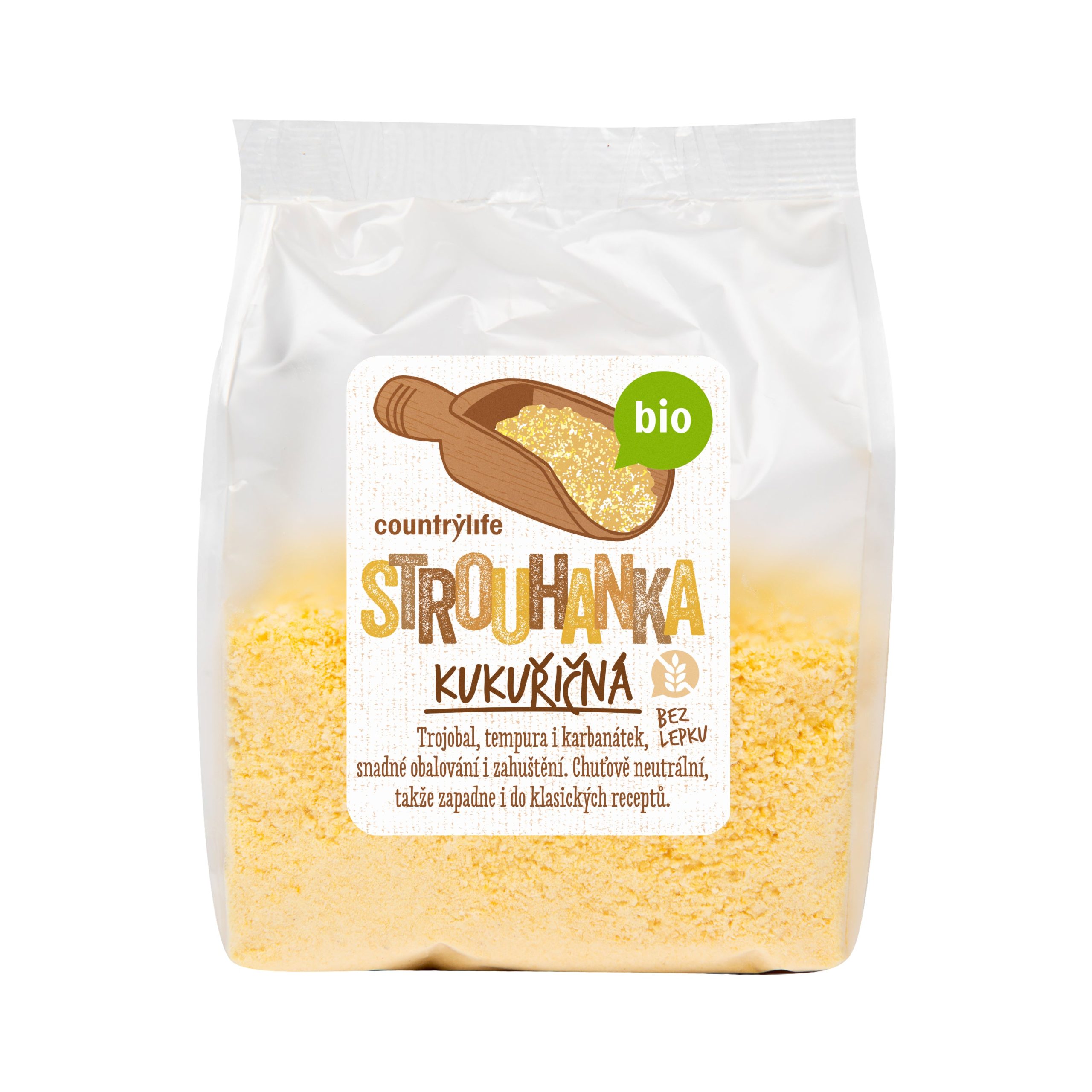 Strouhanka kukuřičná 200 g BIO   COUNTRY LIFE Country Life