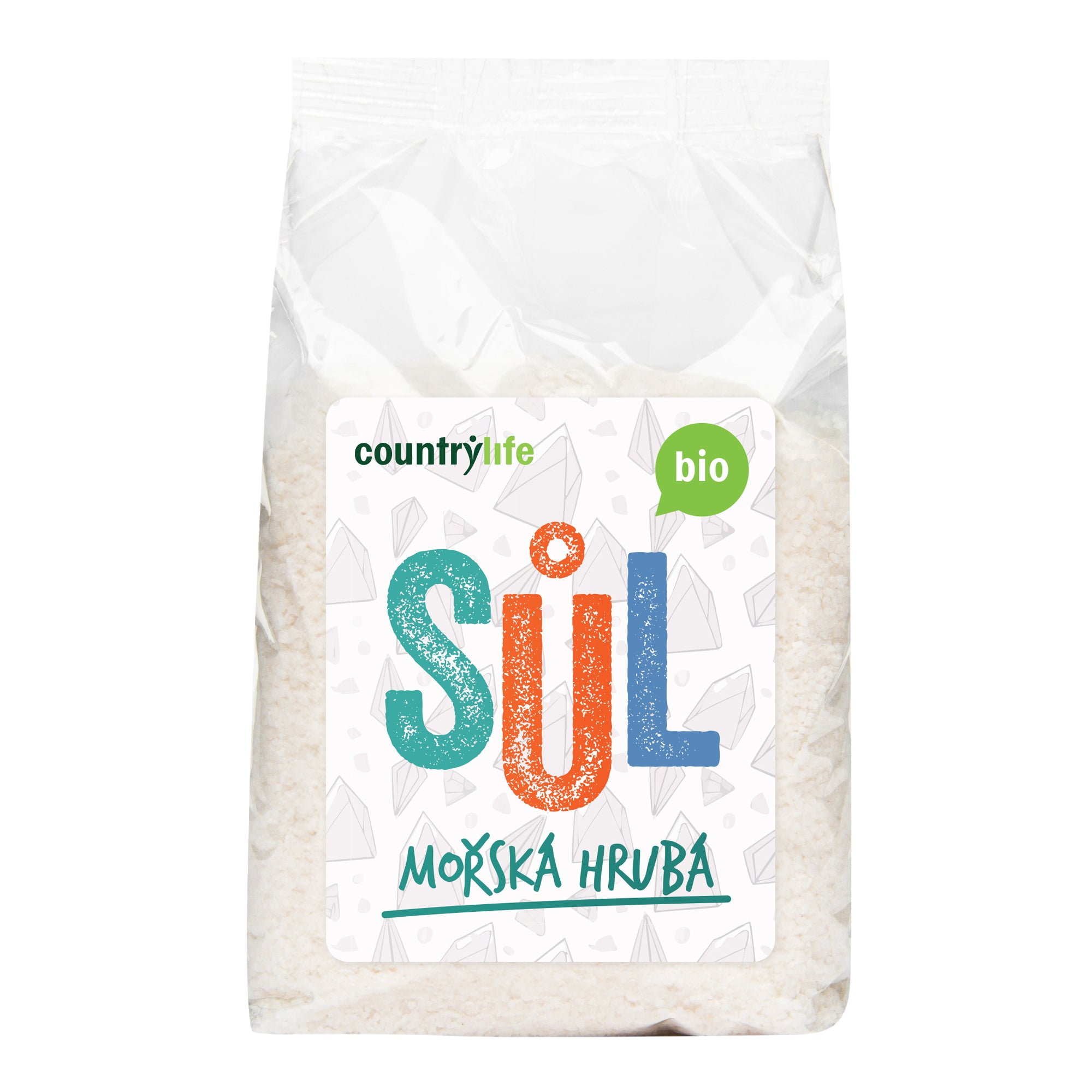 Sůl mořská hrubá 1 kg BIO   COUNTRY LIFE Country Life
