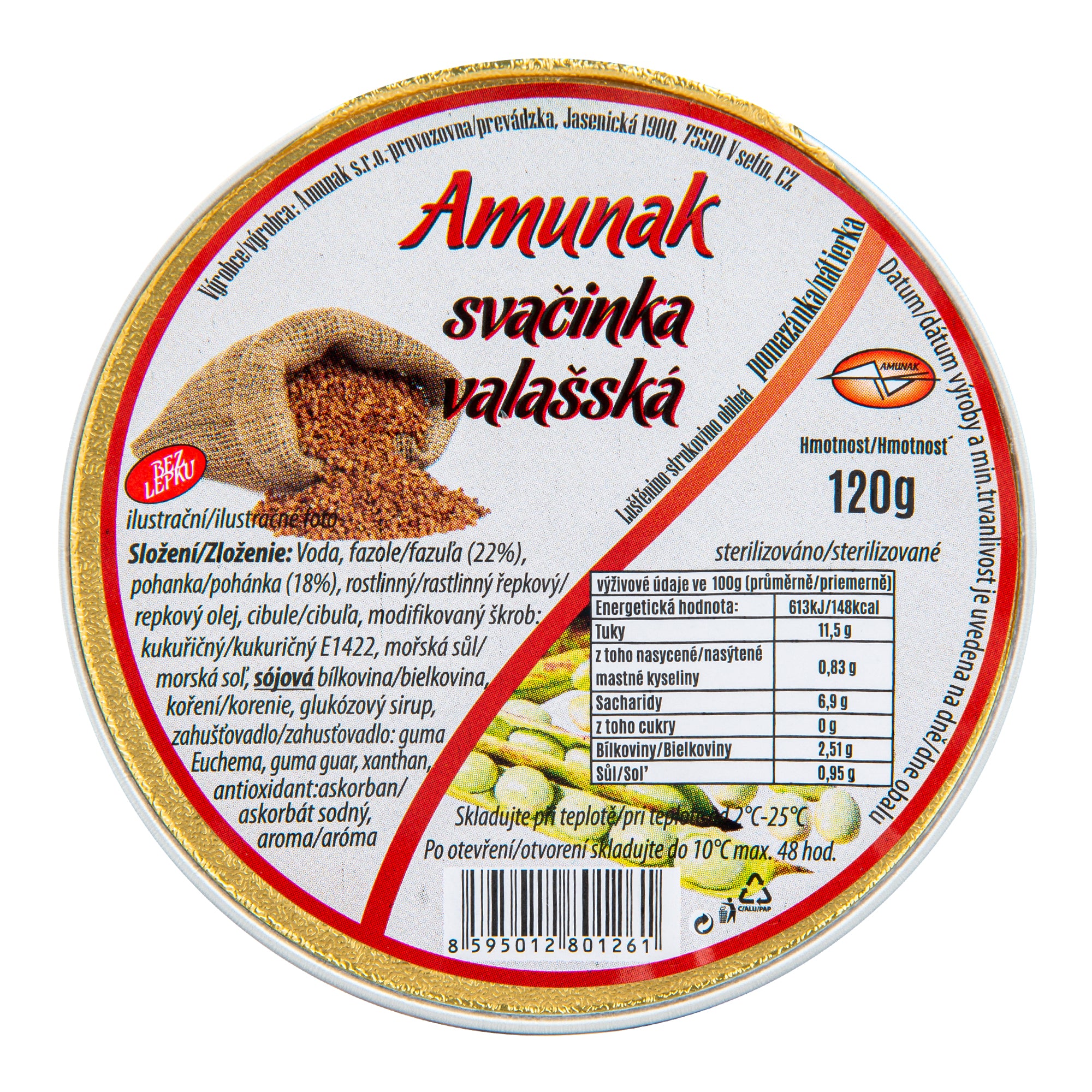 Svačinka valašská 120 g   AMUNAK Amunak