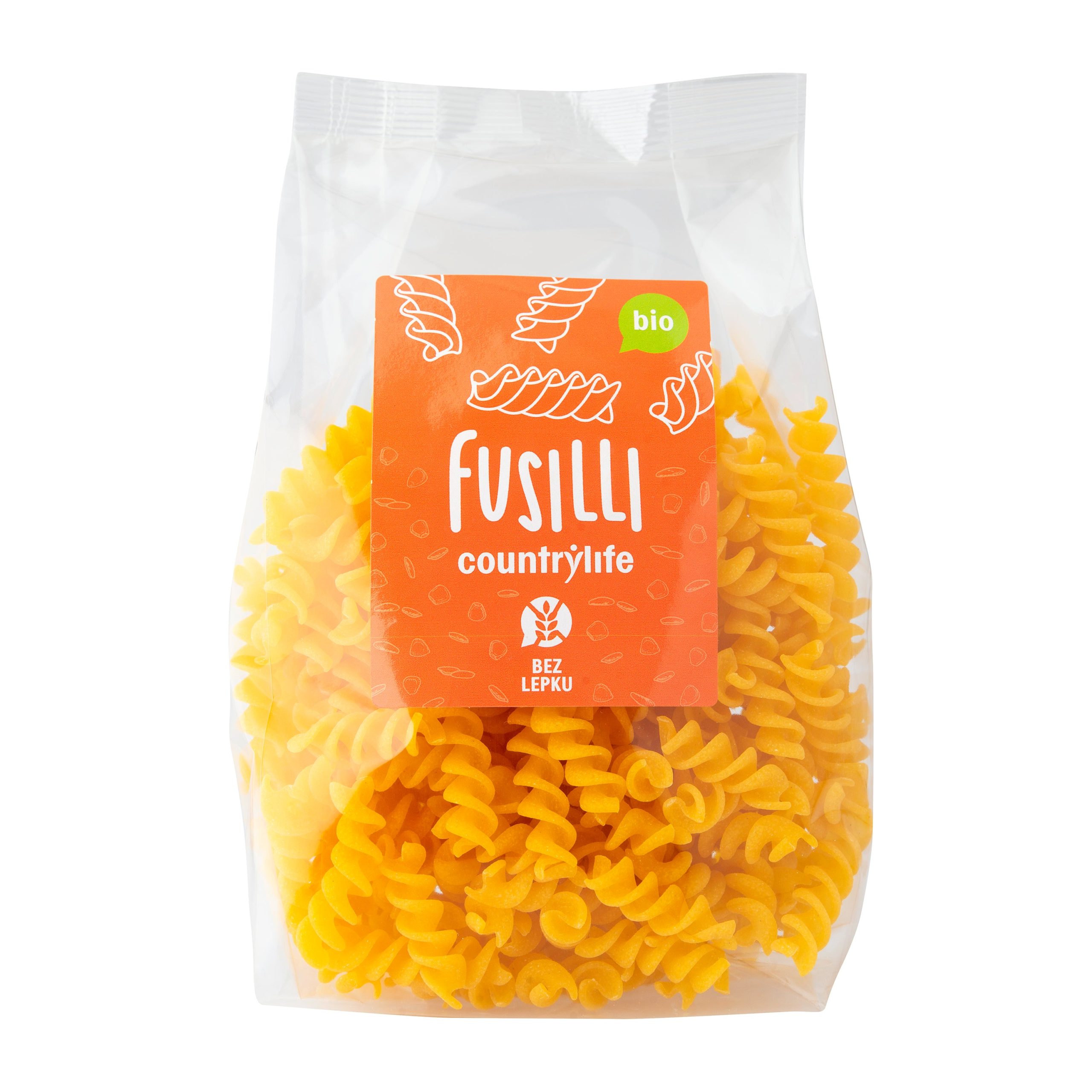 Těstoviny fusilli kukuřično-rýžové 300 g BIO   COUNTRY LIFE Country Life