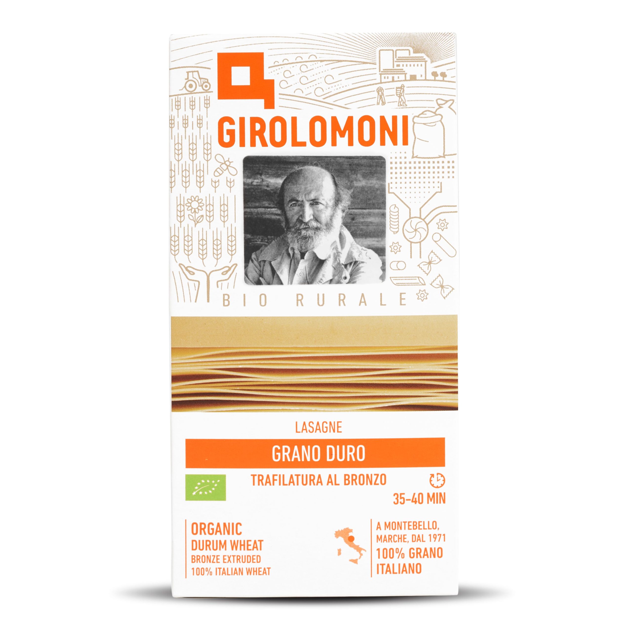 Těstoviny lasagne semolinové  500 g BIO   GIROLOMONI Girolomoni