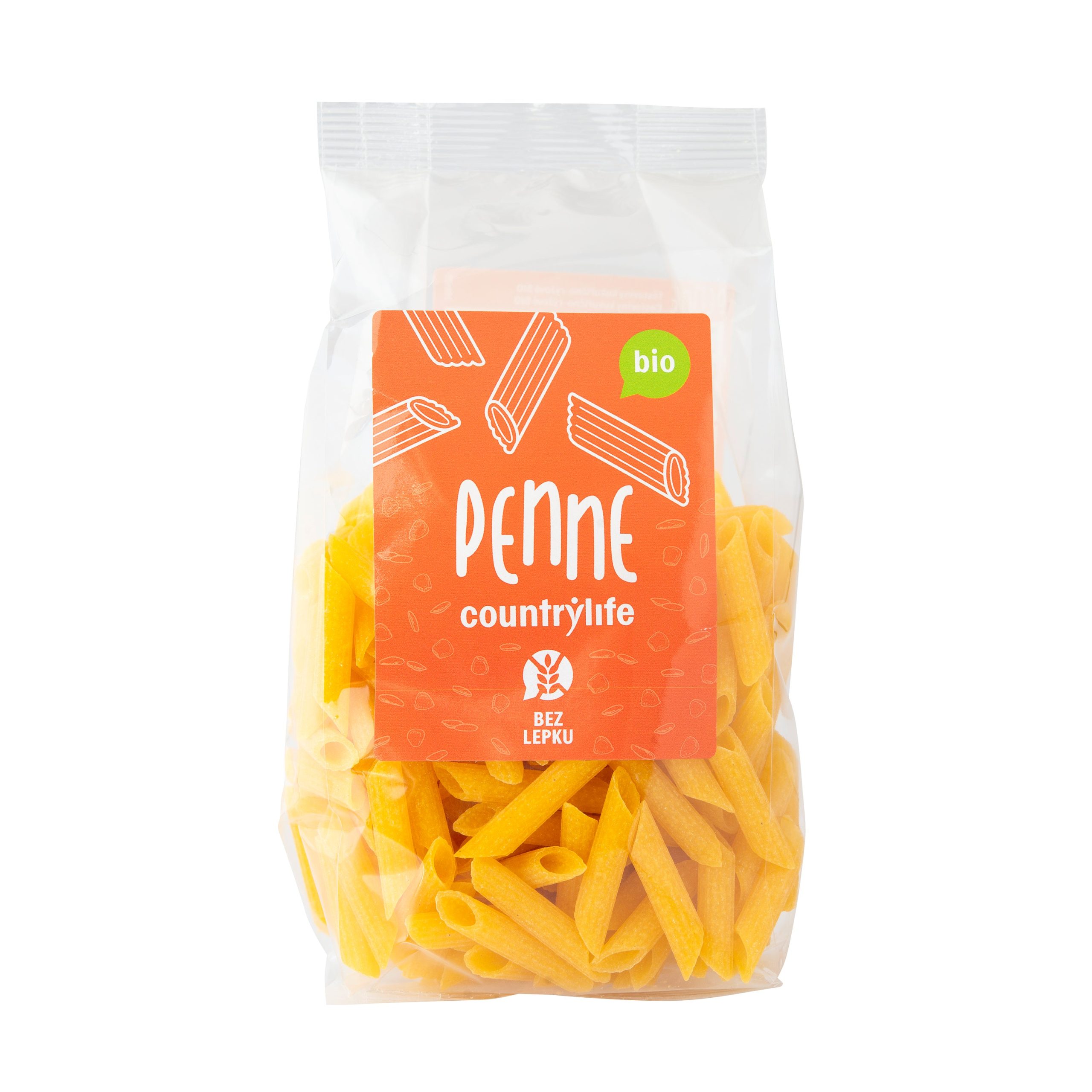 Těstoviny penne kukuřično-rýžové 300 g BIO   COUNTRY LIFE Country Life