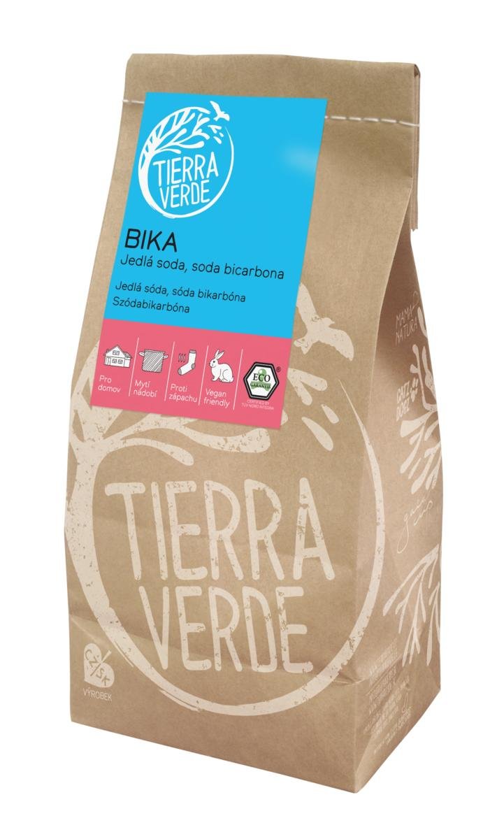 Tierra Verde BIKA – Jedlá soda (Bikarbona) - 2 kg pytel - všestranný pomocník Tierra Verde