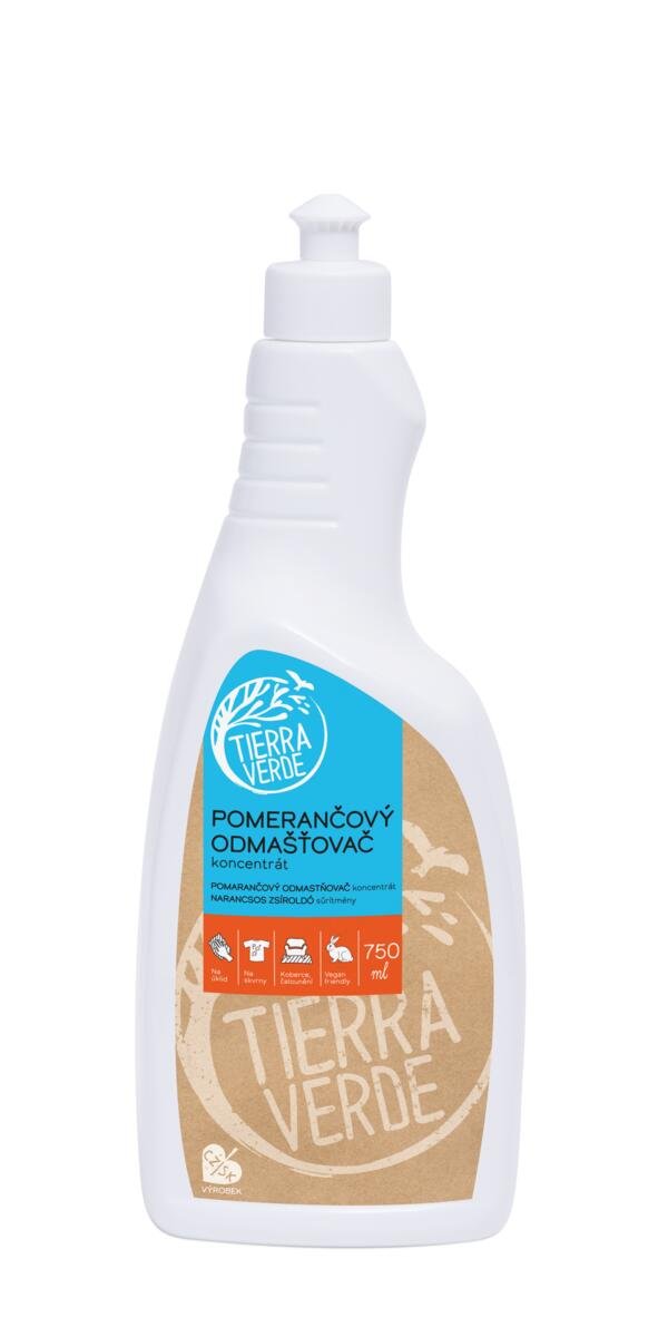 Tierra Verde Pomerančový odmašťovač - koncentrát -750 ml - pošk. obal Tierra Verde