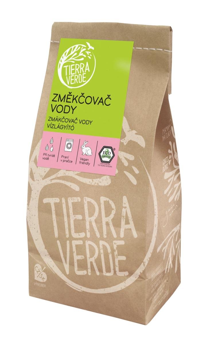 Tierra Verde Změkčovač vody (850 g) -  pošk. obal - pro účinné praní v tvrdé vodě Tierra Verde
