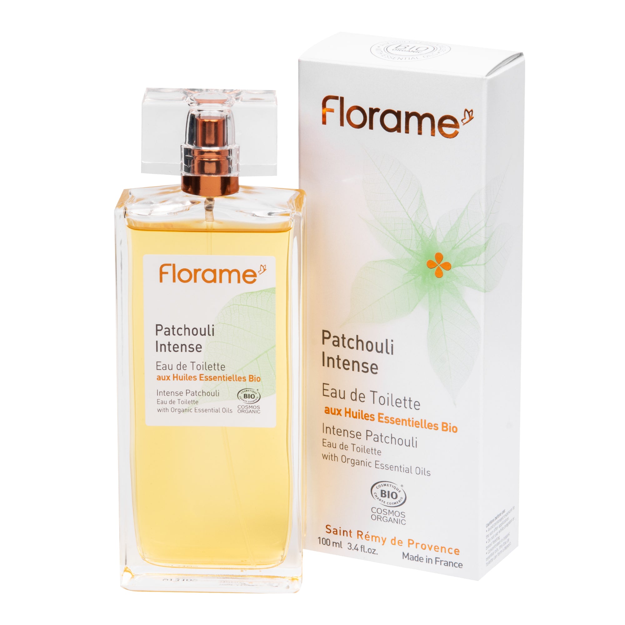 Toaletní voda přírodní PATCHOULI INTENSE — orientální pačuli 100 ml BIO   FLORAME Florame