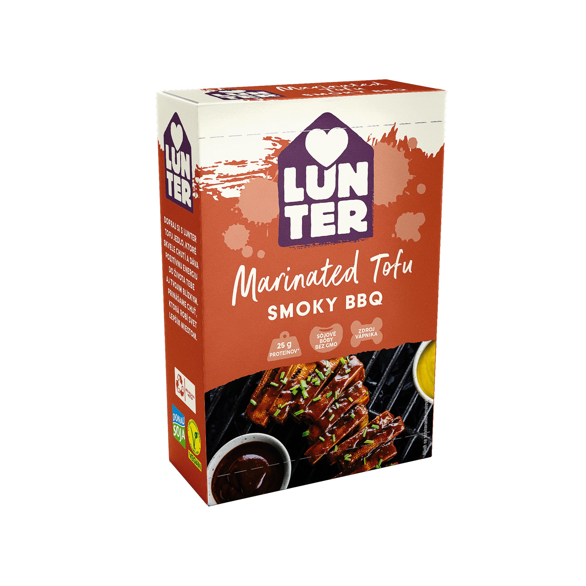 Tofu na gril smoky BBQ 180 g   LUNTER Lunter