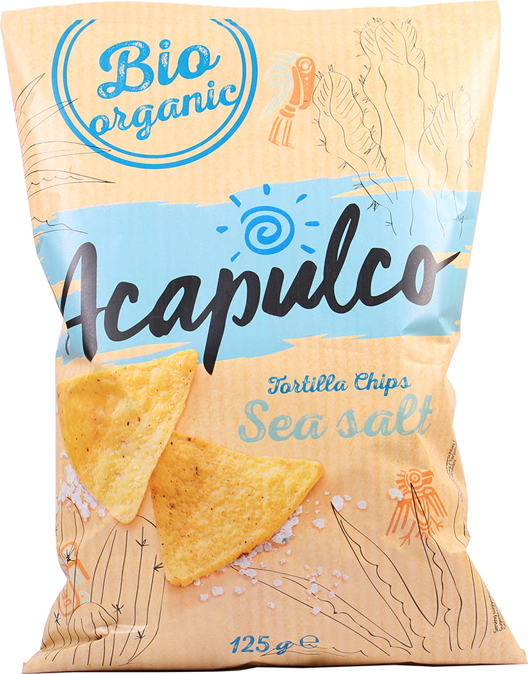 Tortilla chipsy Sea Salt 125 g BIO   ACAPULCO Acapulco