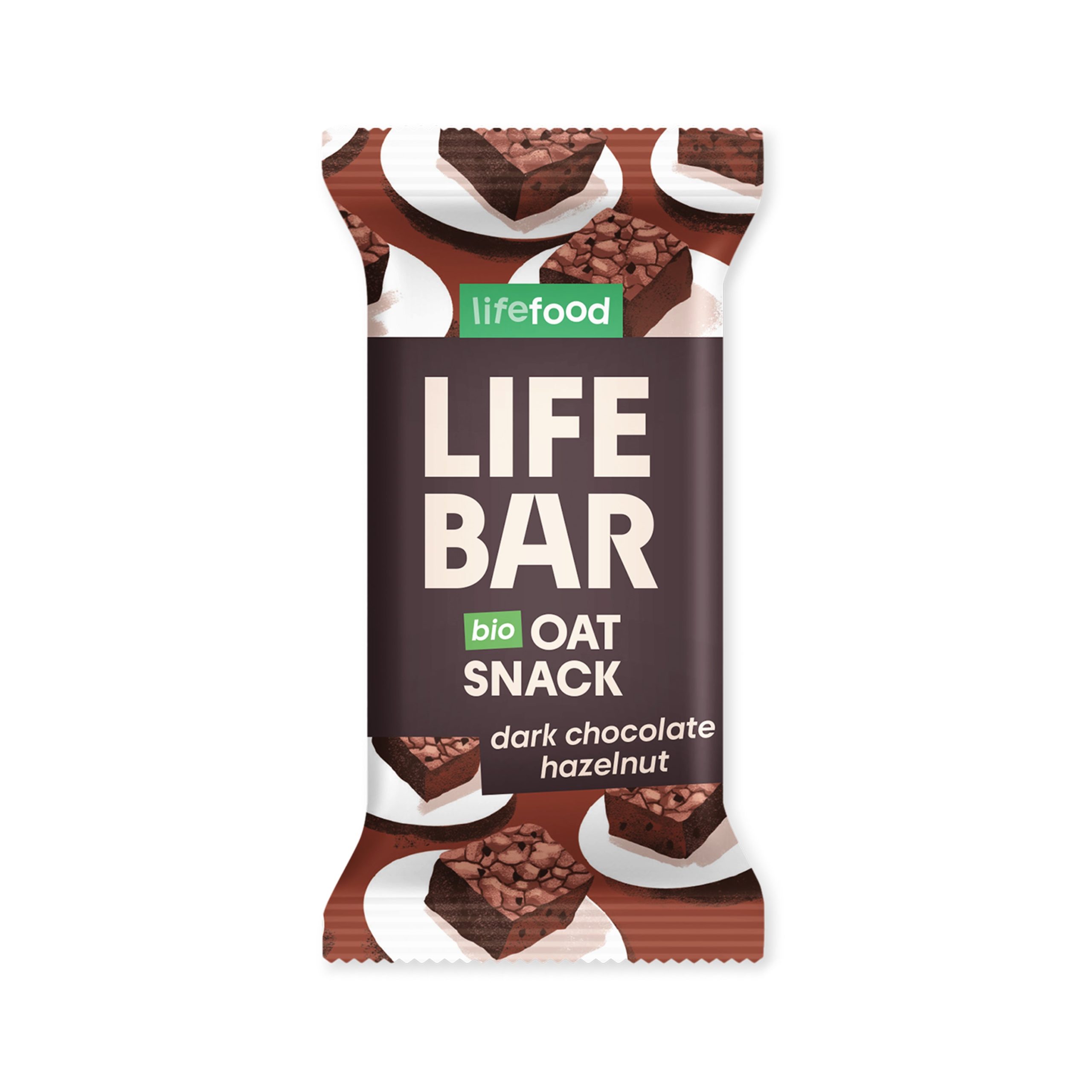 Tyčinka Lifebar Oat snack s lískovými oříšky a čokoládou 40 g BIO   LIFEFOOD Lifefood