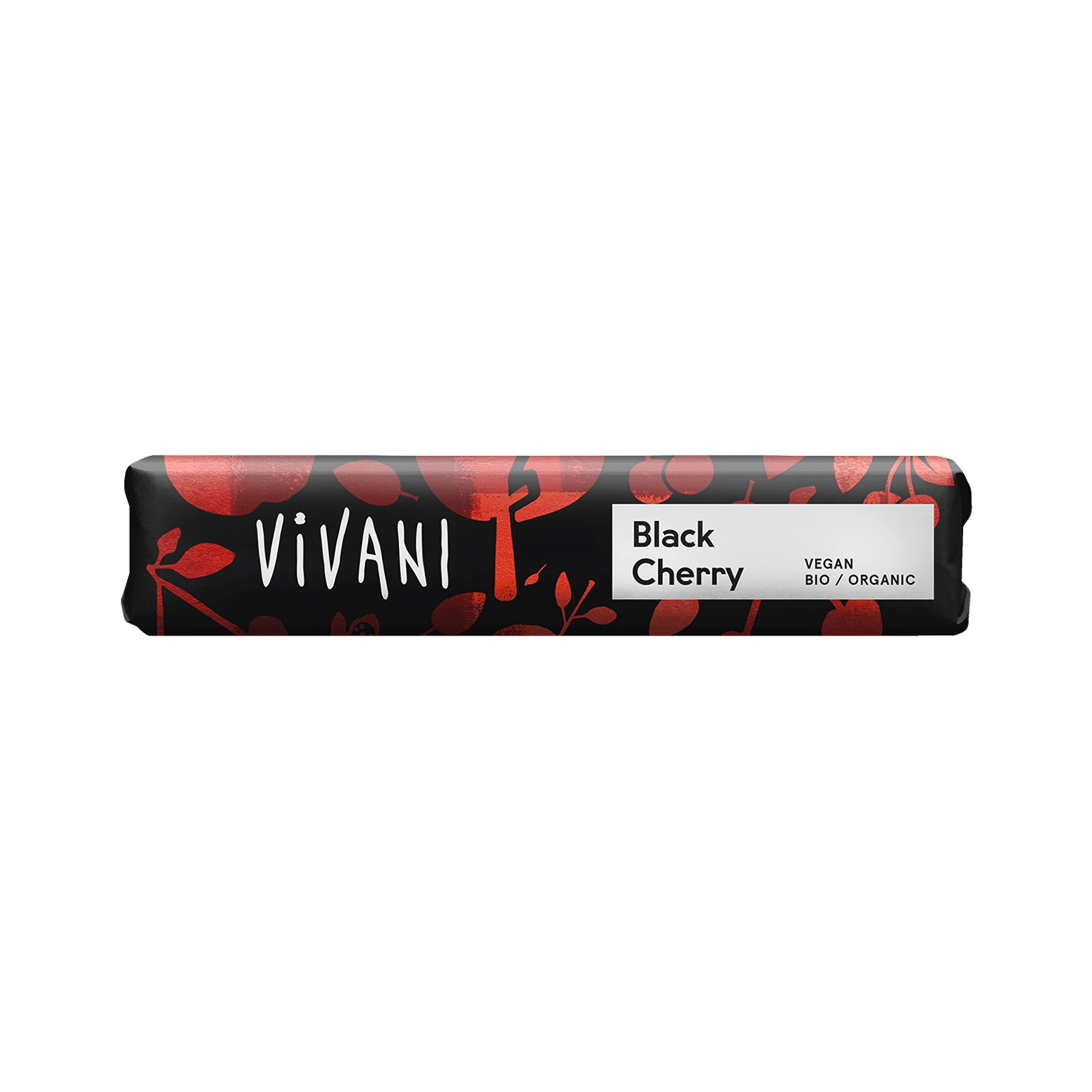 Tyčinka čokoládová hořká s višněmi 35 g BIO   VIVANI Vivani