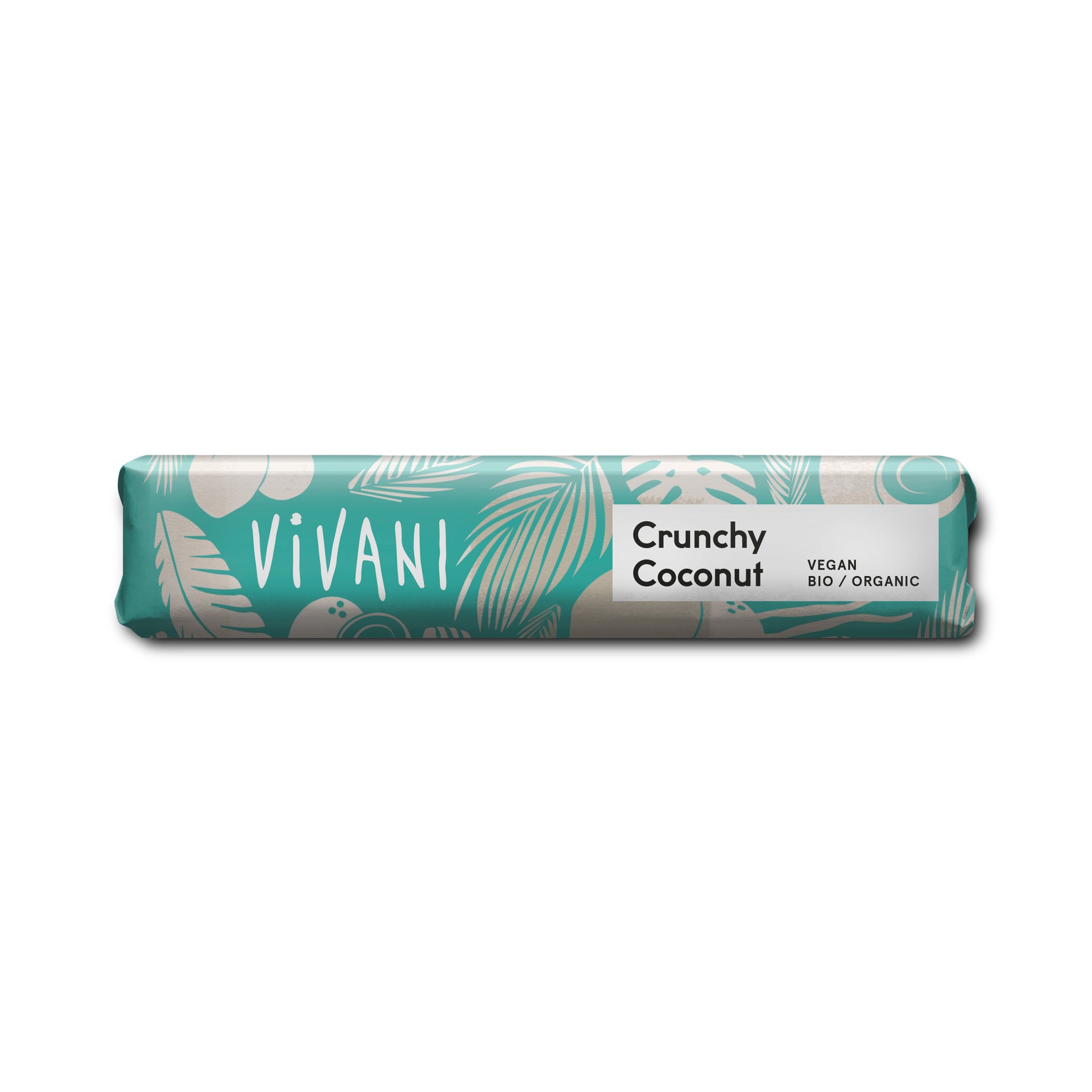Tyčinka čokoládová křupavý kokos vegan 35 g BIO   VIVANI Vivani