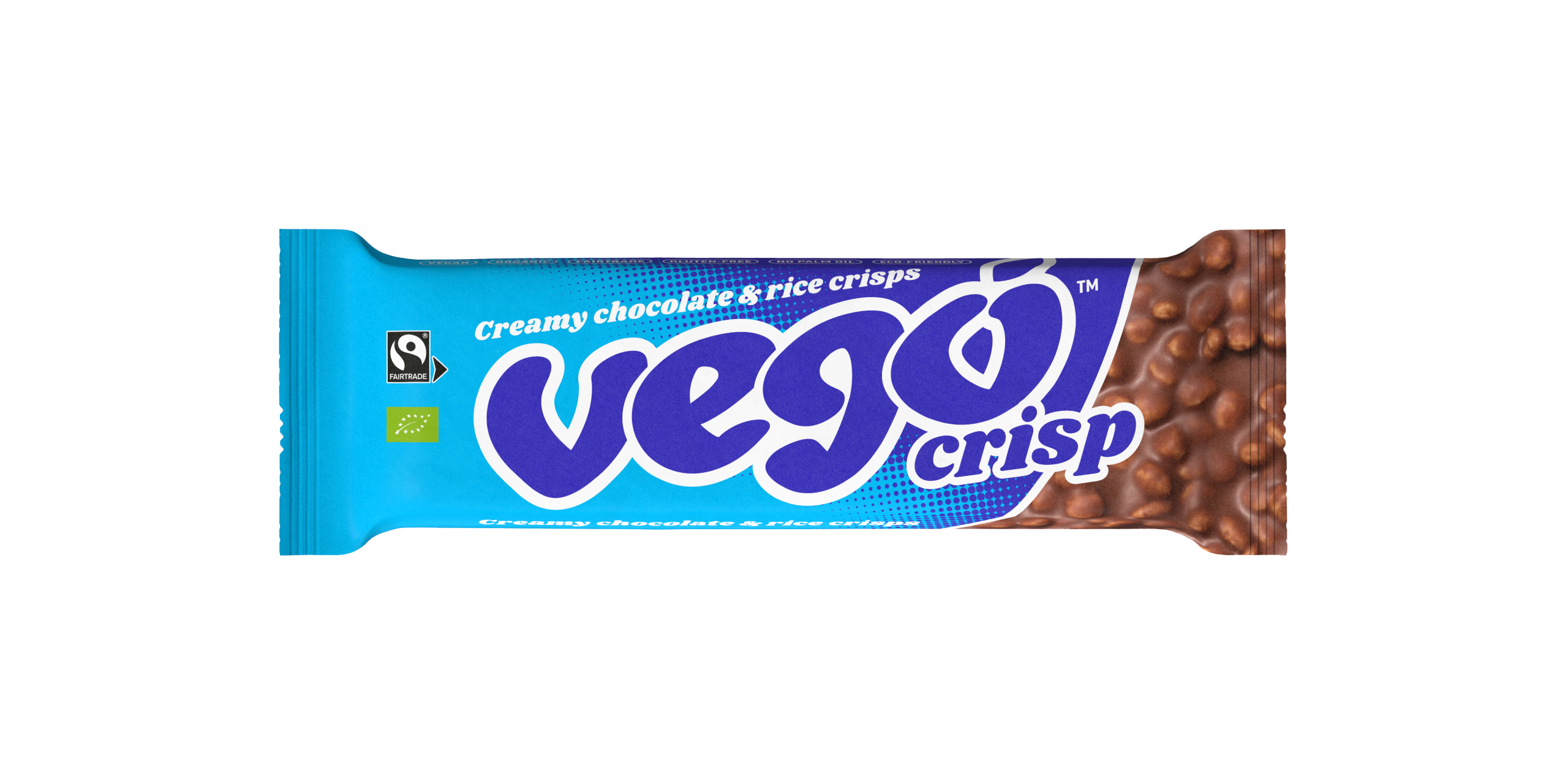 Tyčinka čokoládová s pufovanou rýží 40 g BIO   VEGO Vego