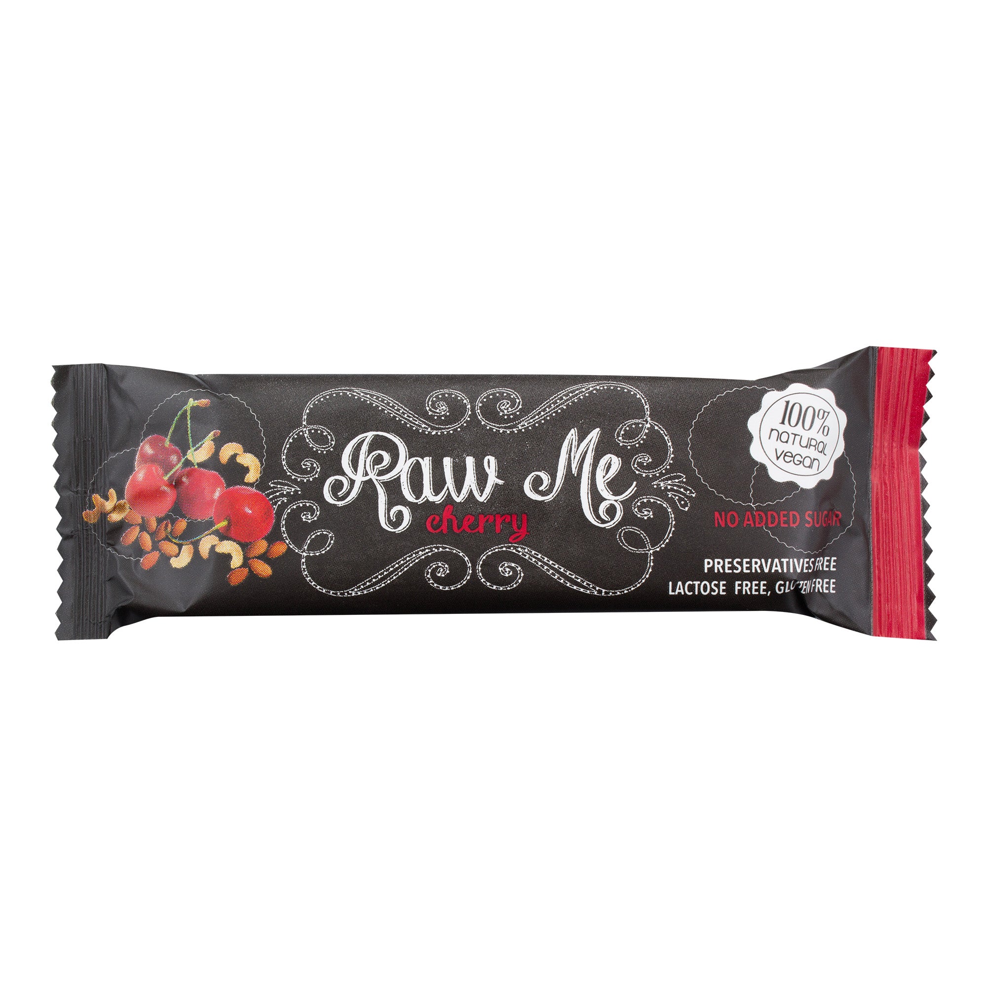 Tyčinka ovocná s příchutí třešně 45 g   RAW ME Raw Me