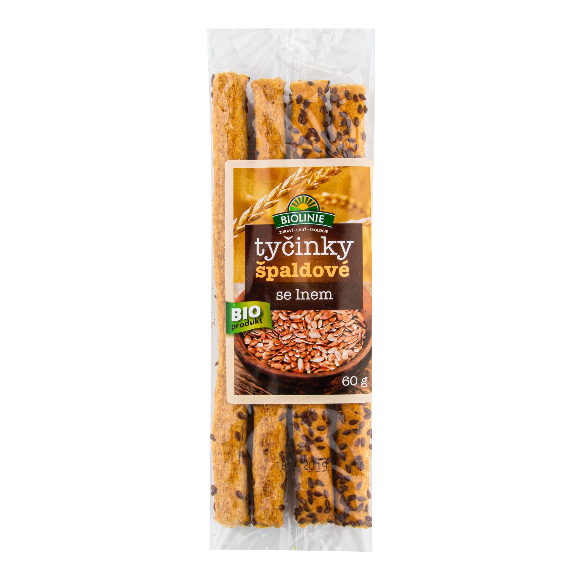 Tyčinky špaldové se lnem 60 g BIO   PROBIO Pro-bio