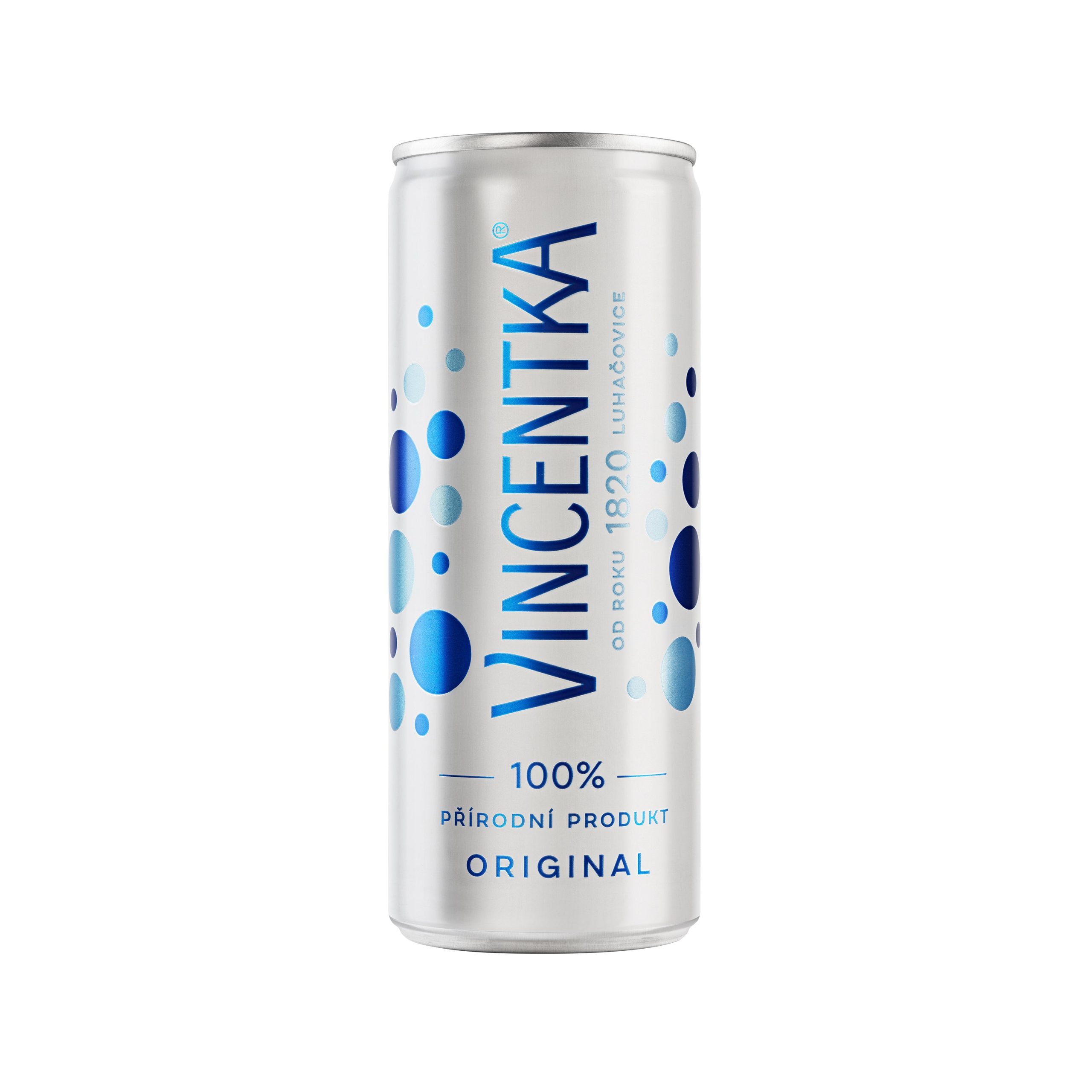 Vincentka minerální voda plech 250 ml   VINCENTKA Vincentka