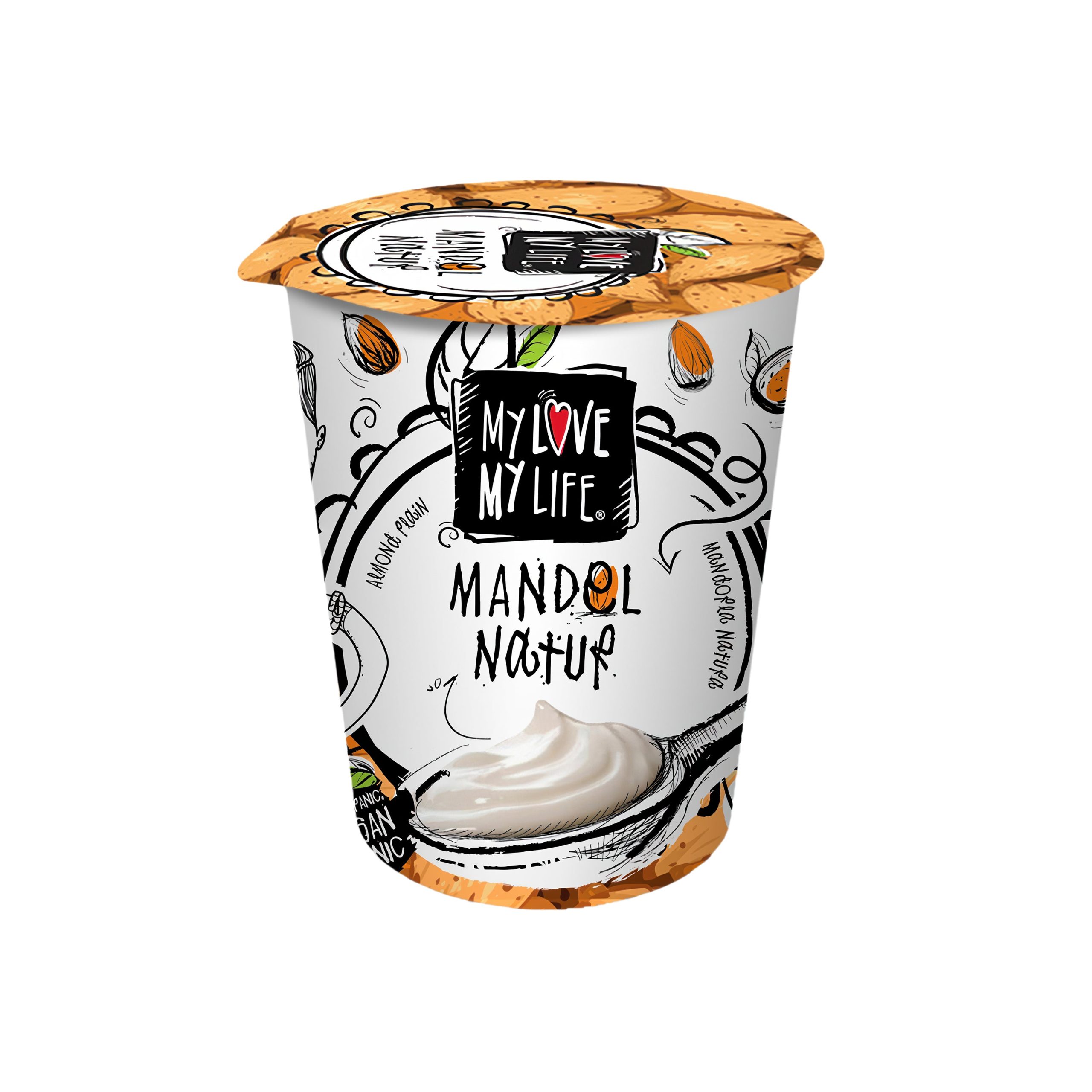 Zakysaný mandlový bílý 400 g BIO   MY LOVE MY LIFE My Love My Life