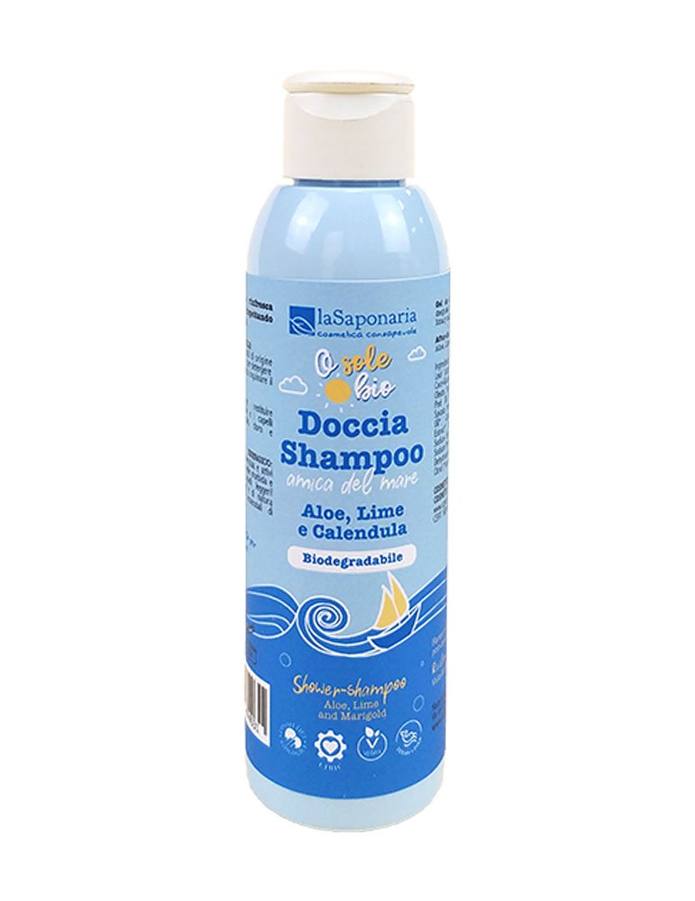 laSaponaria Sprchový gel a šampon po opalování BIO (150 ml) - pošk. obal laSaponaria