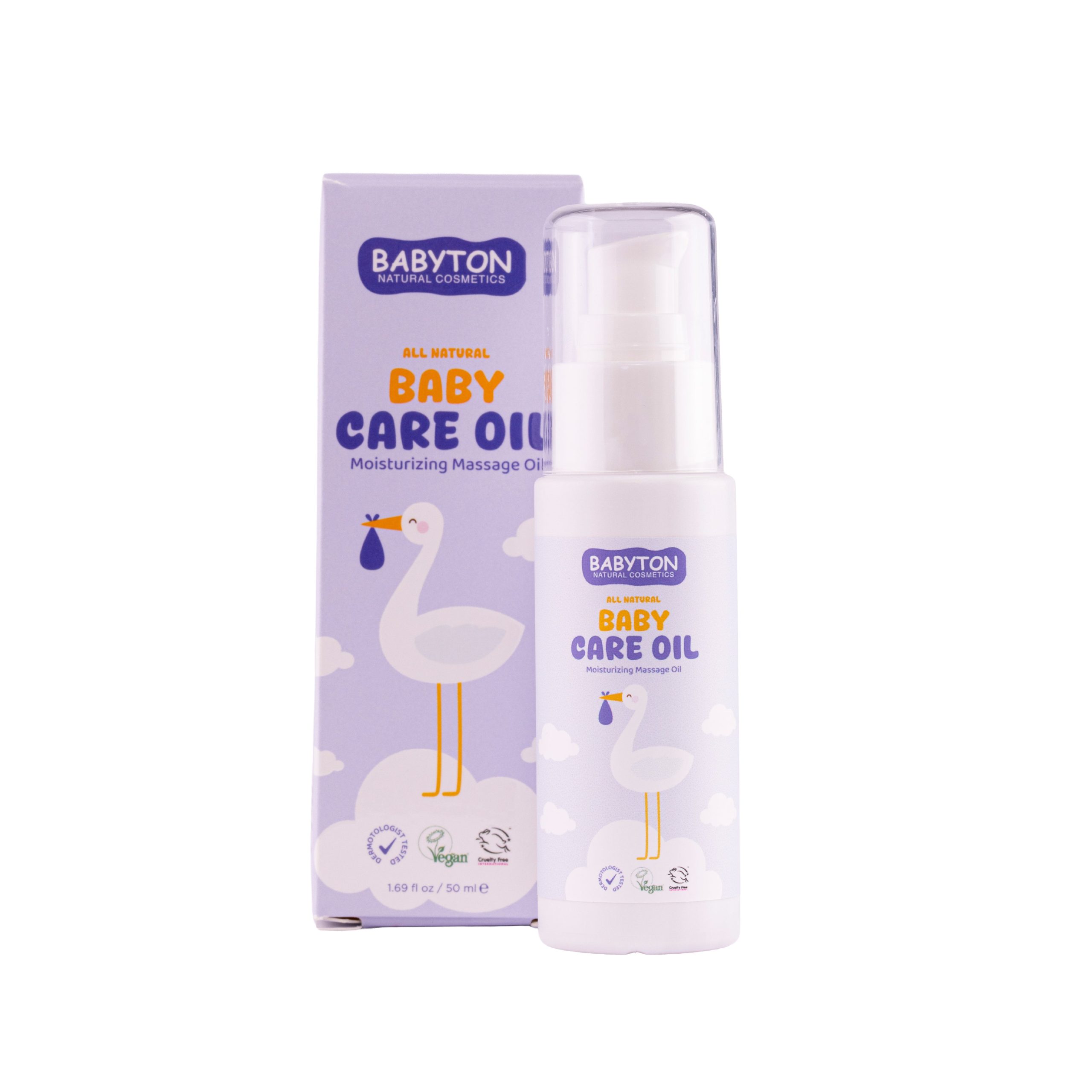 Babyton Dětský pečující olej BABY (50 ml) - zklidňuje a hydratuje Babyton