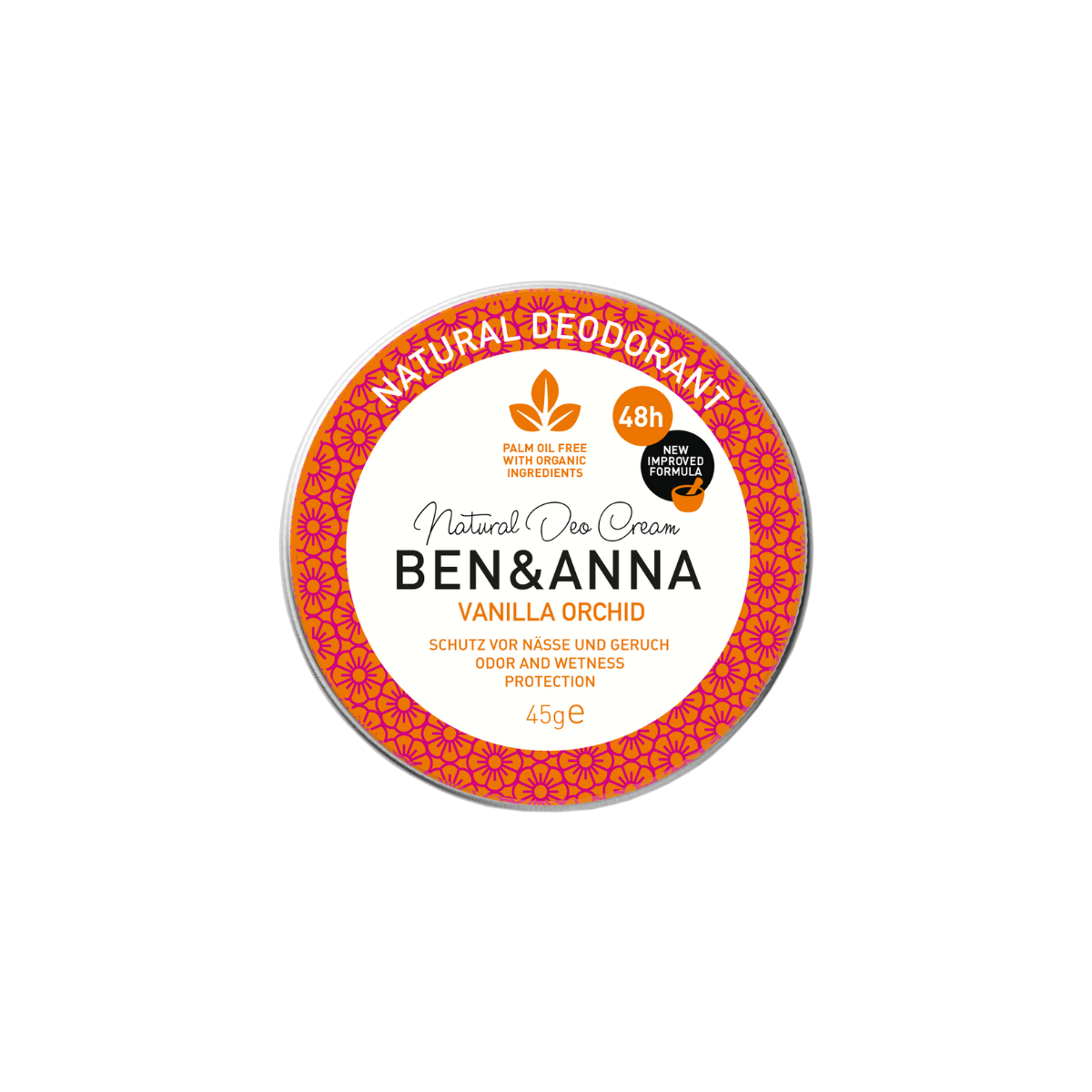 Ben & Anna Krémový deodorant Vanilková orchidej (45 g) Ben & Anna