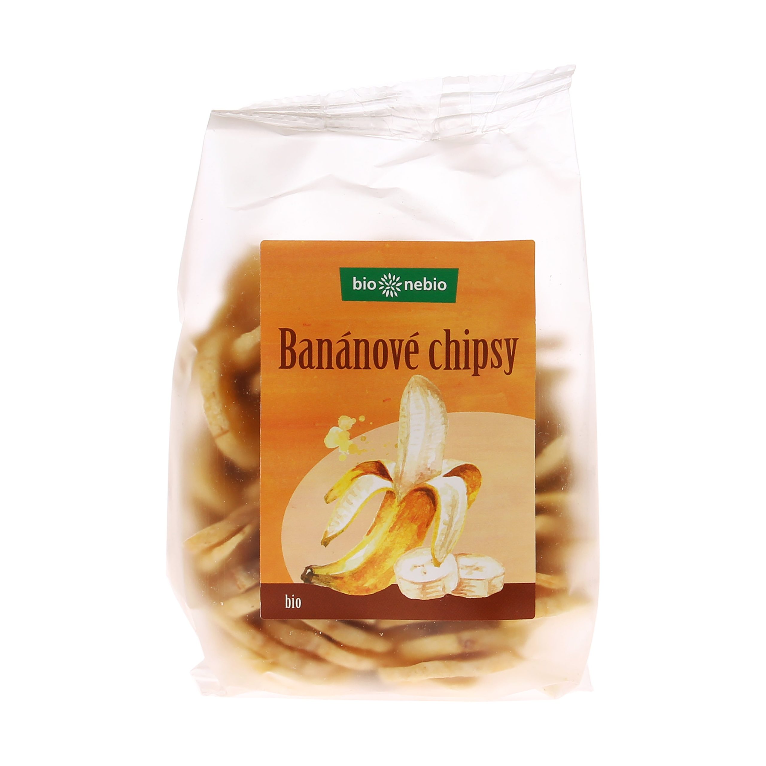 Chipsy banánové 150 g BIO   BIO NEBIO Bio nebio