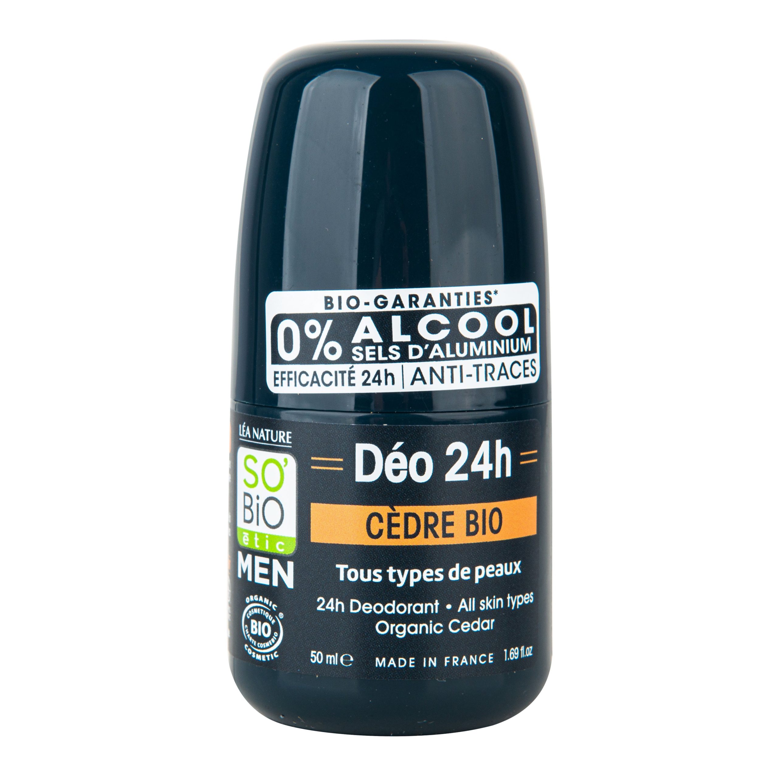 Deodorant přírodní 24h MEN cedr 50 ml BIO   SO’BiO étic SO’BiO étic