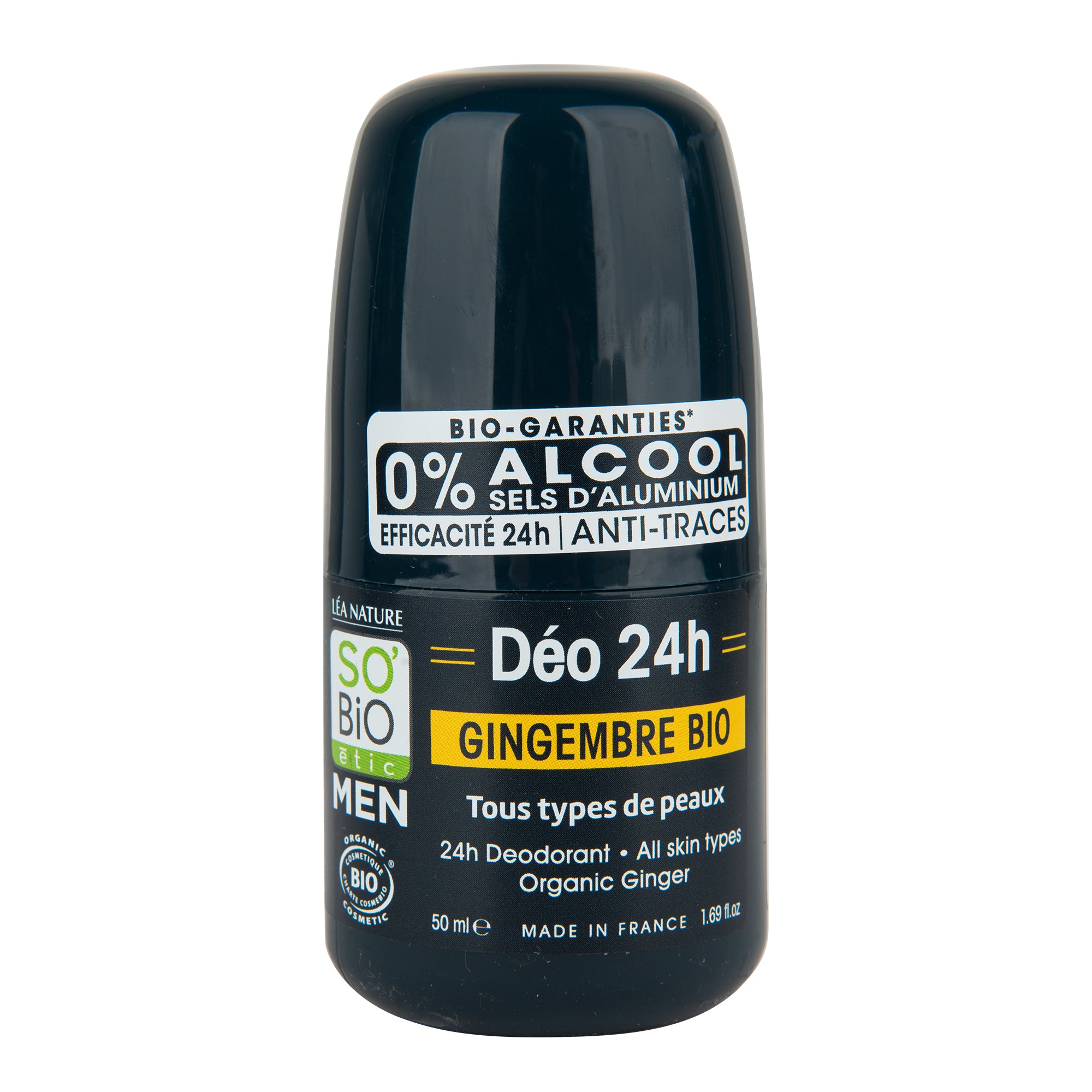 Deodorant přírodní 24h MEN zázvor 50 ml BIO   SO’BiO étic SO’BiO étic