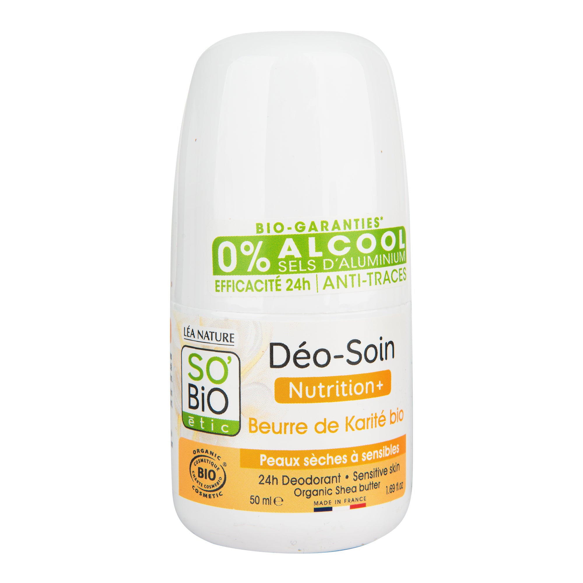 Deodorant přírodní 24h Nutrition+ s karité 50 ml BIO   SO’BiO étic SO’BiO étic