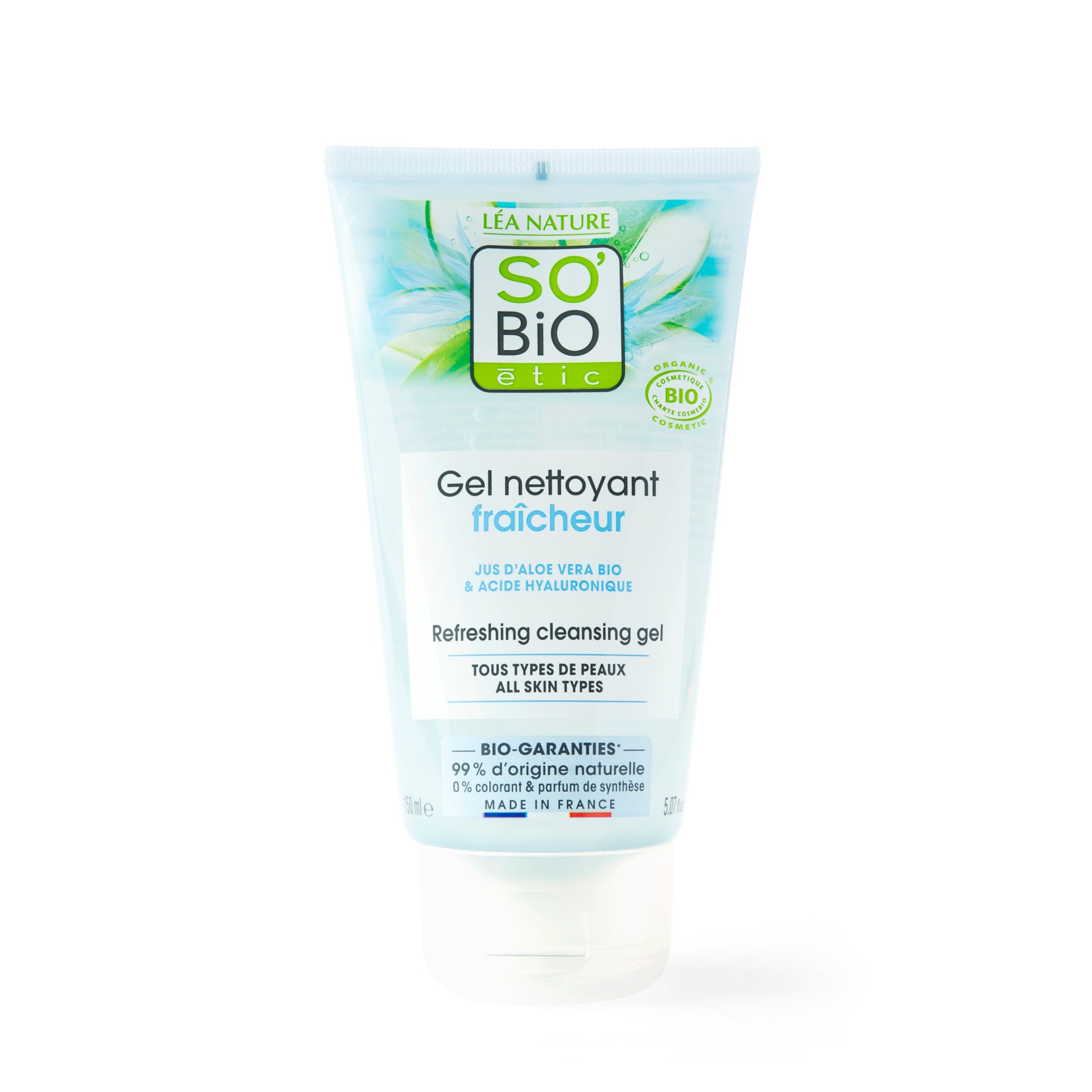 Gel mycí hydratační Aloe vera 150 ml BIO   SO’BiO étic SO’BiO étic