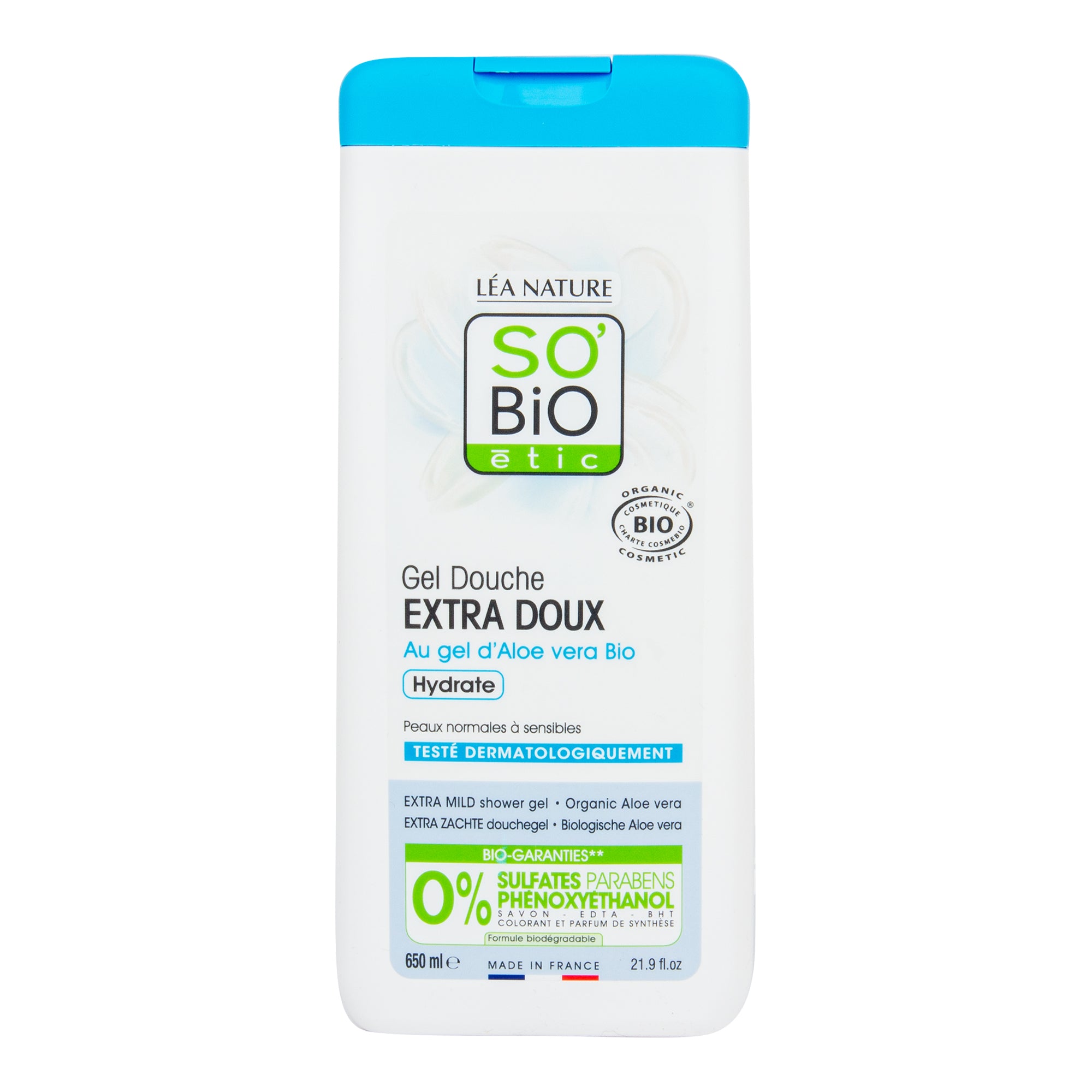 Gel sprchový EXTRA JEMNÝ s aloe vera 650 ml BIO  SO’BiO étic SO’BiO étic