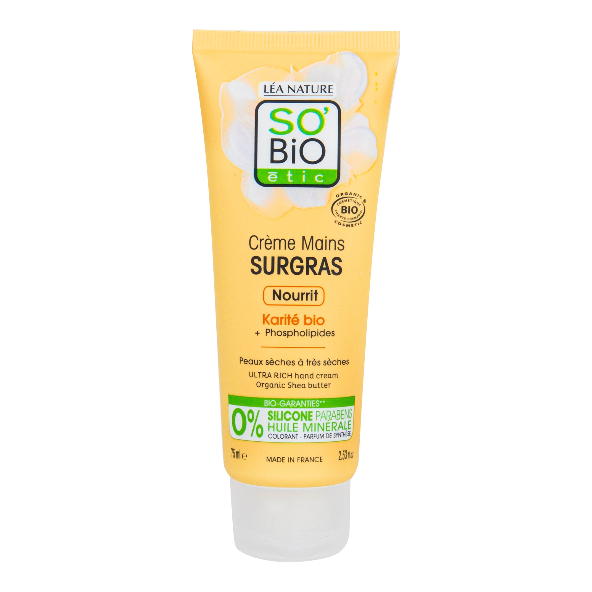 Krém na ruce Ultra výživný s karité 75 ml BIO   SO’BiO étic SO’BiO étic