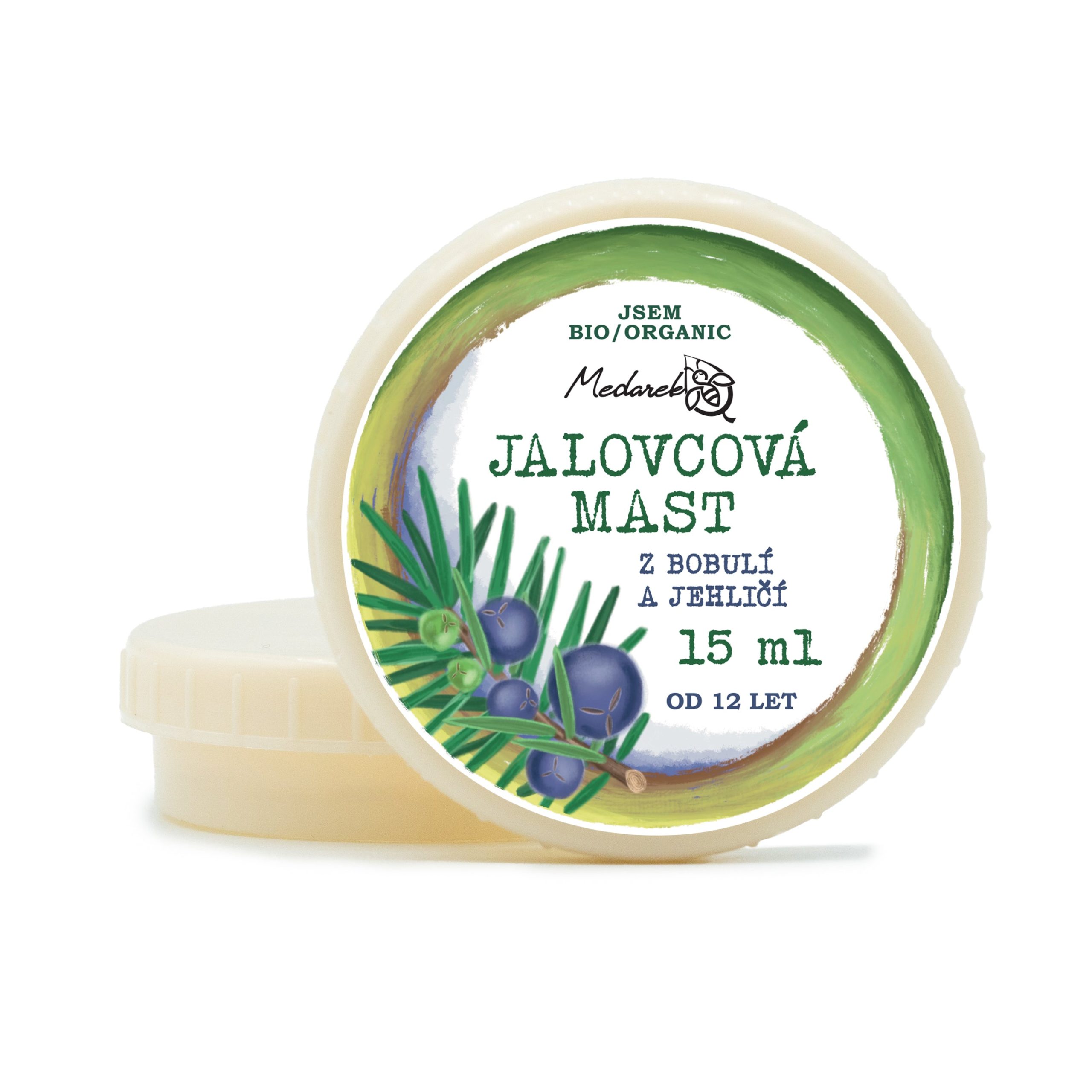 Medarek Jalovcová mast - 15 ml - uvolnění namožených svalů Medarek