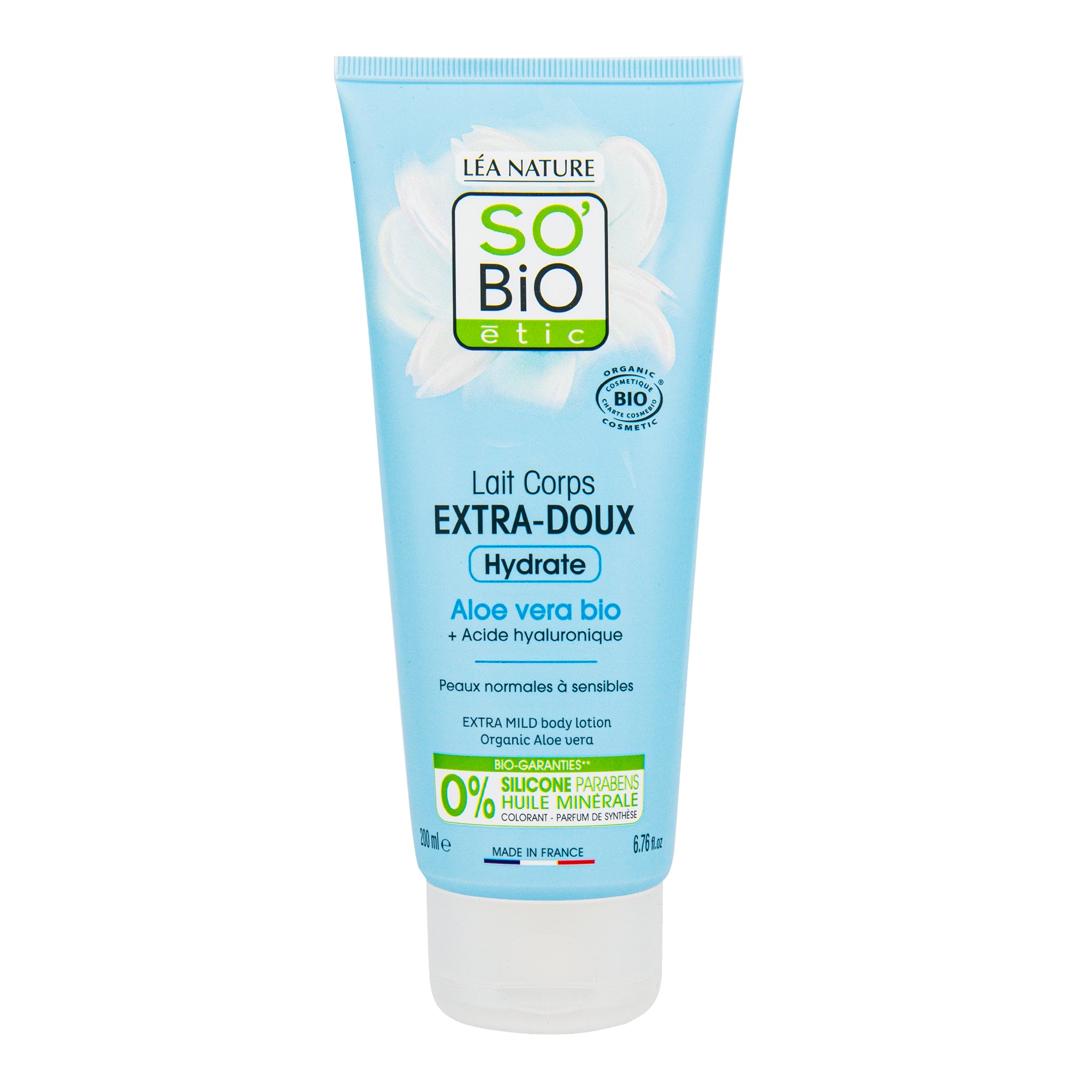 Mléko tělové extra hydratační s aloe vera a hyaluronem 200 ml BIO   SO’BiO étic SO’BiO étic