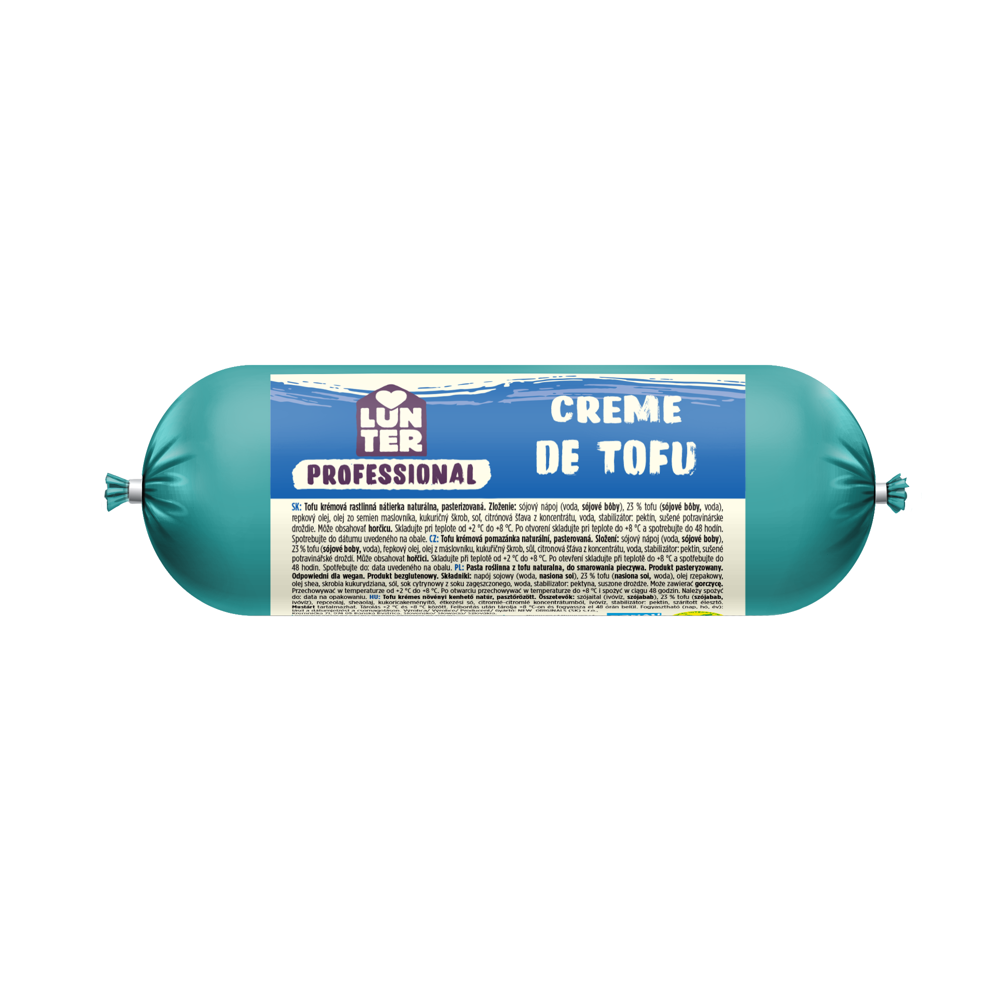 Pomazánka Creme de tofu 500 g   LUNTER Lunter