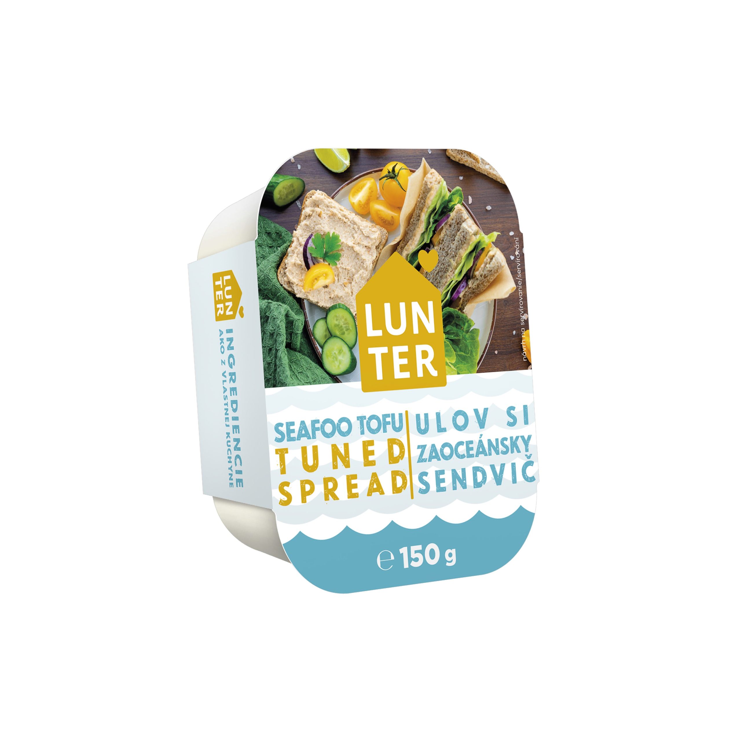 SEAFOO tofu pomazánka 150 g   LUNTER Lunter