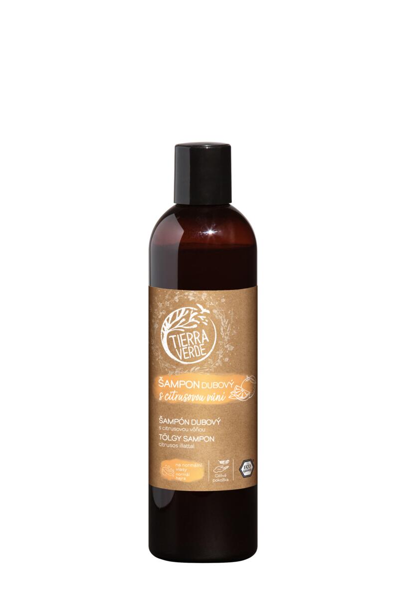 Tierra Verde Šampon dubový s citrusovou vůní - 300 ml - pro celou rodinu Tierra Verde