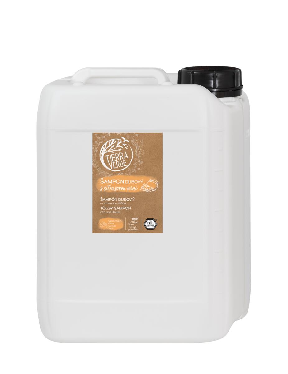 Tierra Verde Šampon dubový s citrusovou vůní - 5 l - pro celou rodinu Tierra Verde