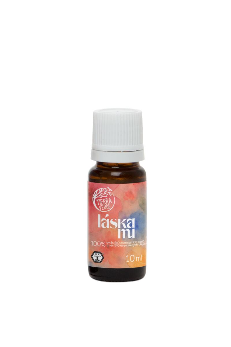 Tierra Verde Směs esenciálních olejů BIO (10 ml) - Láska by Kamu - výrazná květinová vůně Tierra Verde