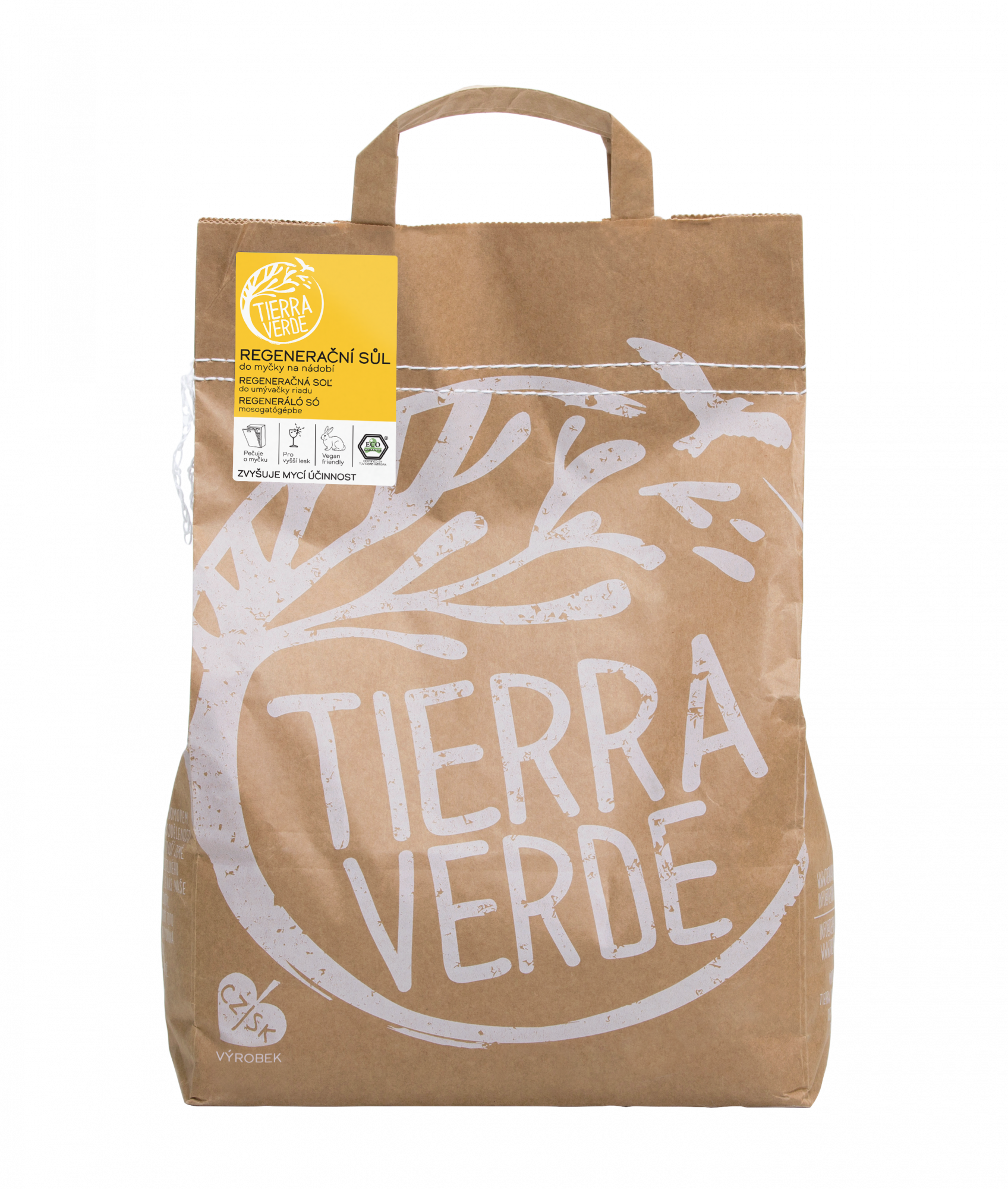 Tierra Verde Sůl do myčky (5 kg) - INOVACE - pošk. obal - zabraňuje usazování vodního kamene Tierra Verde