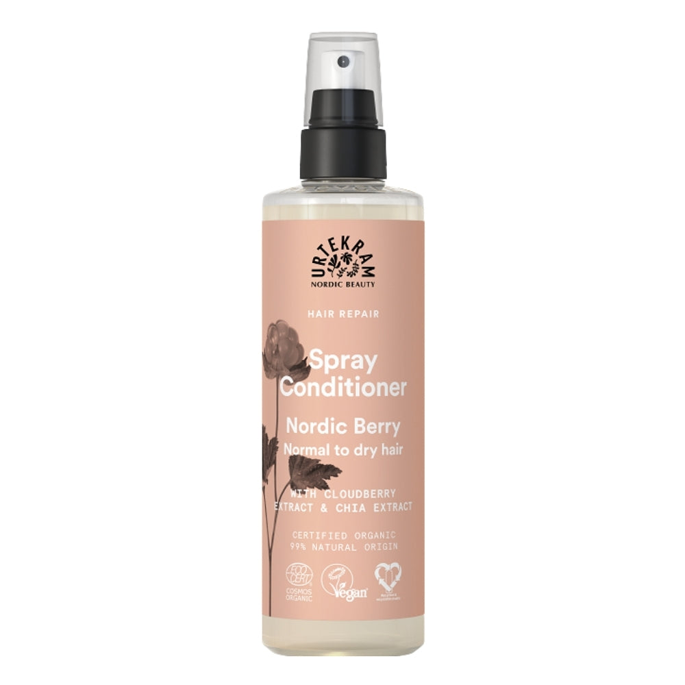 Urtekram Kondicionér Nordic Berry ve spreji BIO (250 ml) - ideální pro normální až suché vlasy Urtekram