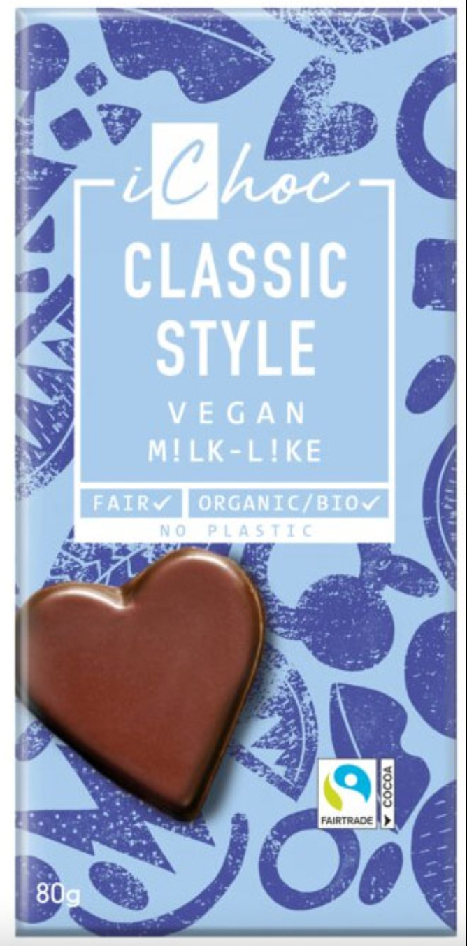 iChoc Čokoláda BIO (80 g) - fair trade kvalita iChoc