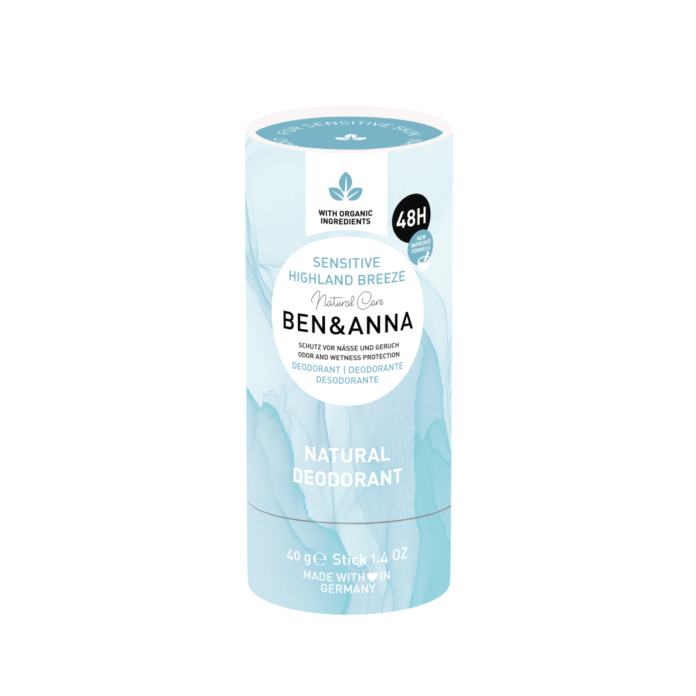 Ben & Anna Tuhý deodorant Sensitive (40 g) - Horský vánek - bez obsahu jedlé sody Ben & Anna