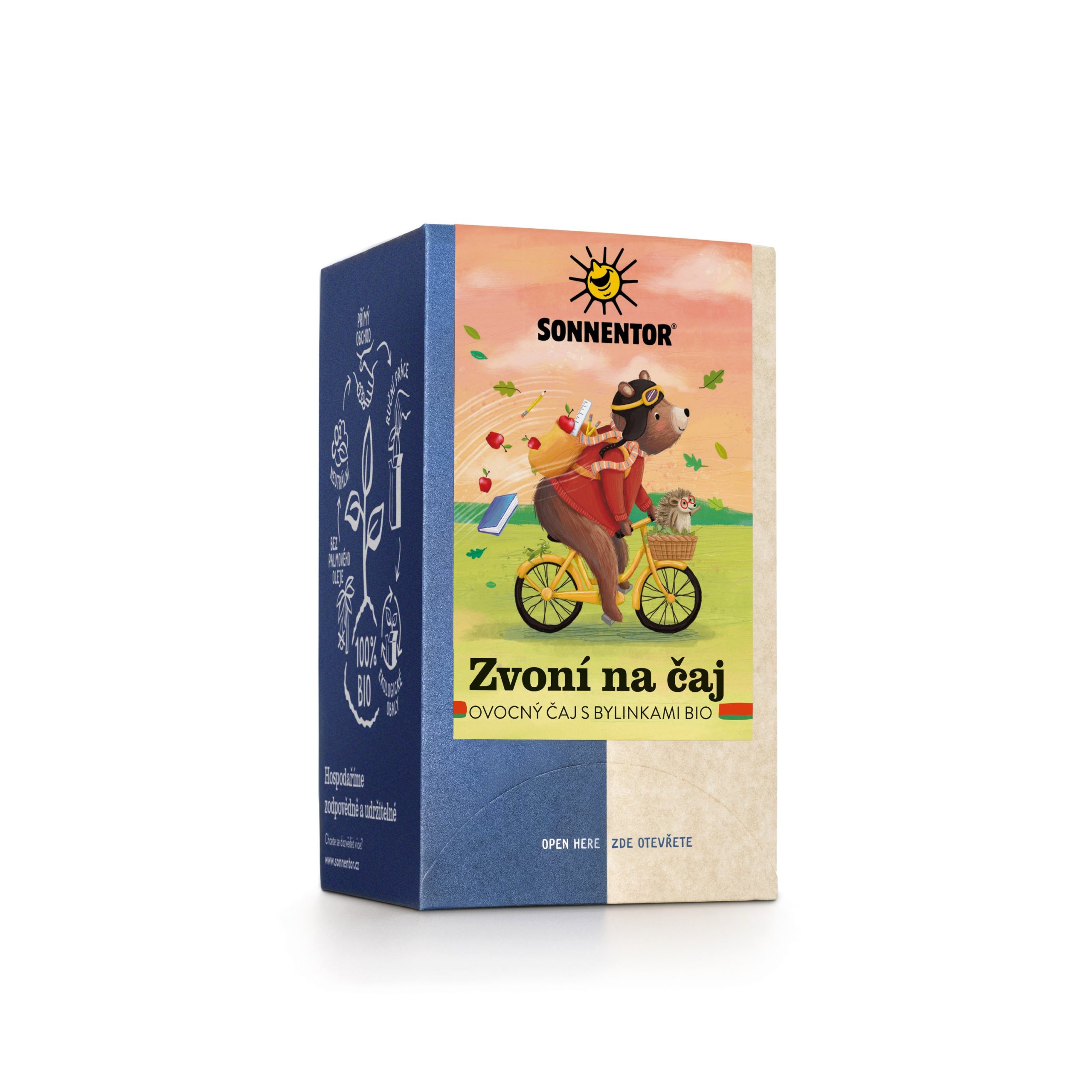 Čaj ovocný s bylinkami Zvoní na čaj 45 g BIO   SONNENTOR Sonnentor