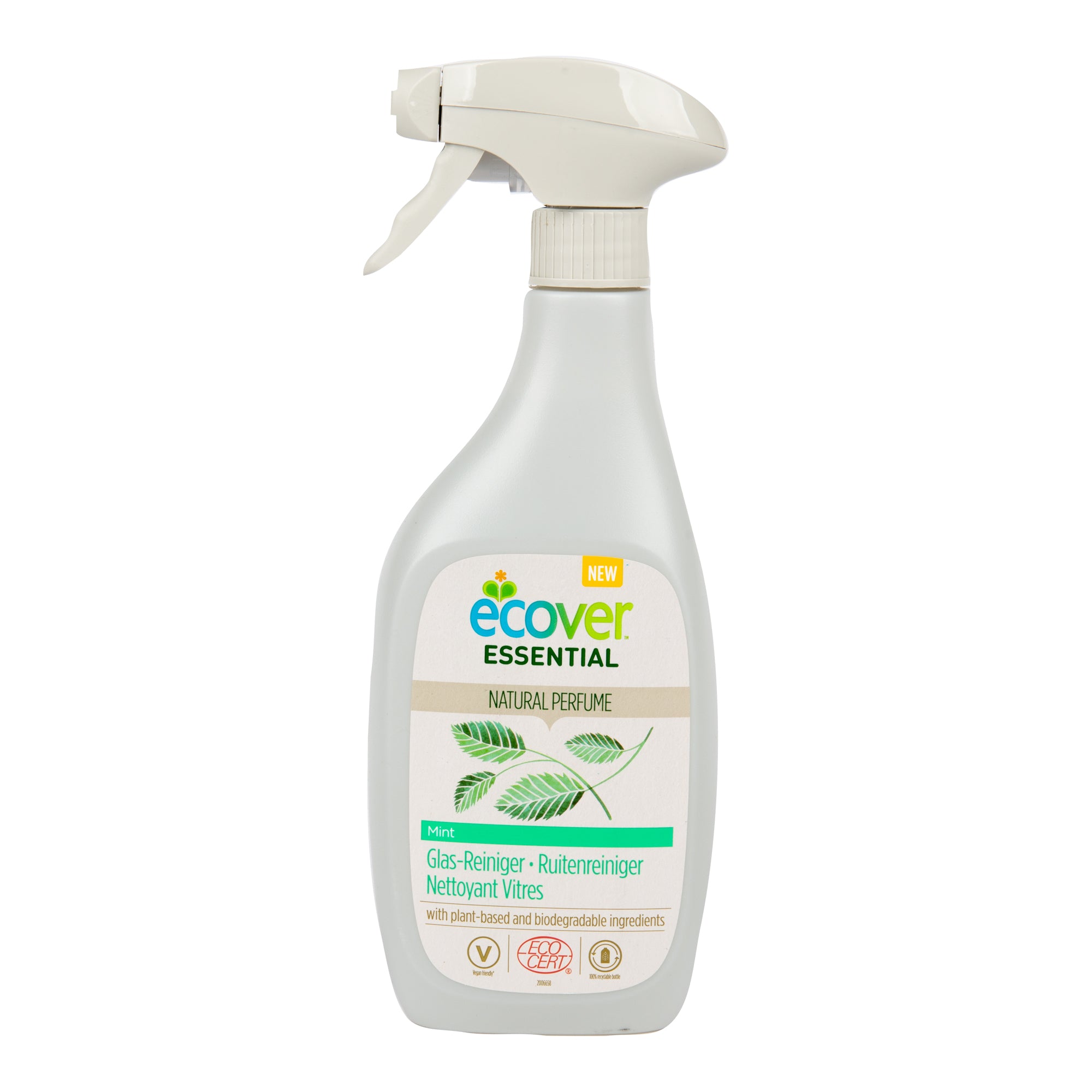 ECOVER čistič na okna a skleněné povrchy Máta 500 ml   ECOCERT Ecover