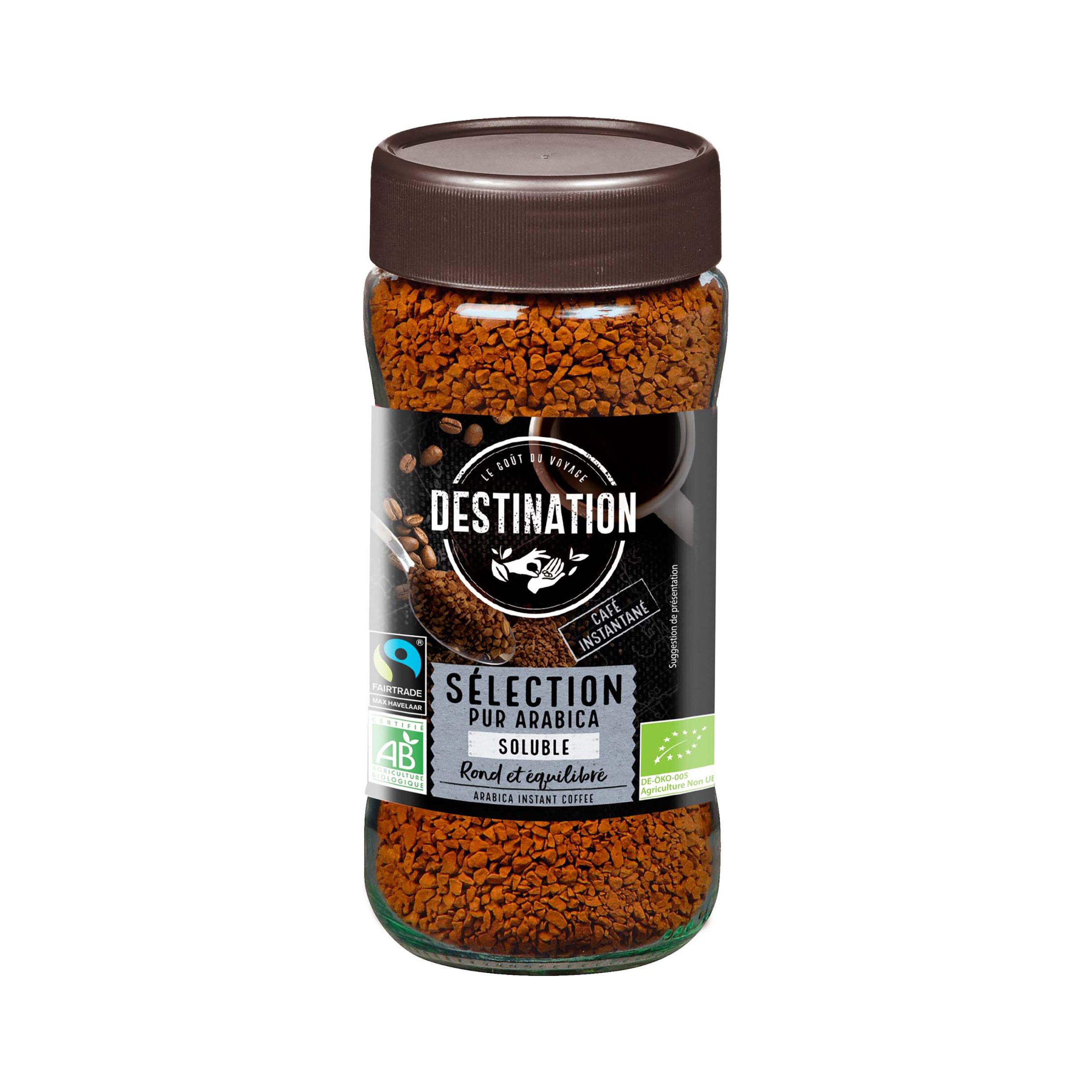Káva instantní 100 % Arabika 100 g BIO   DESTINATION Destination