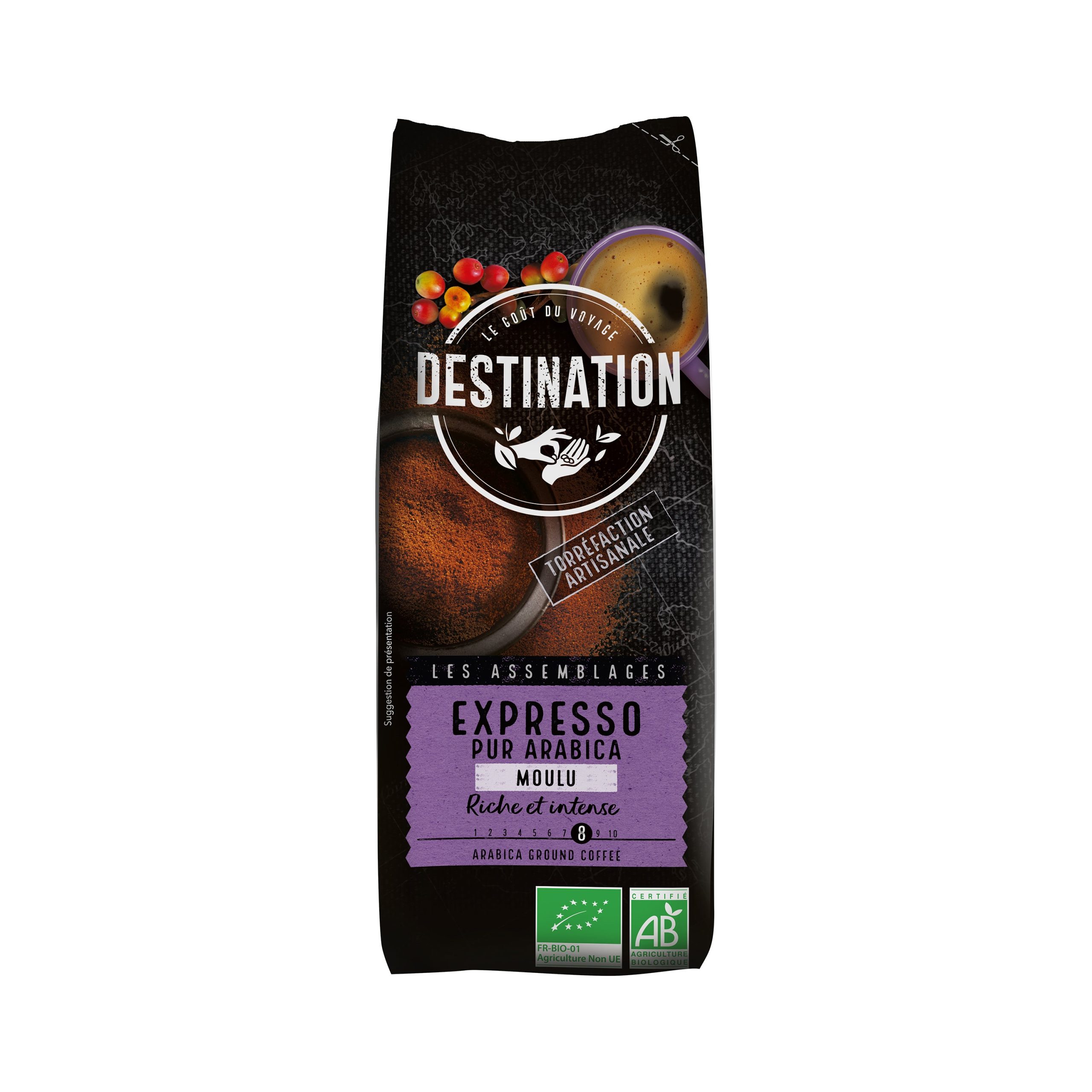 Káva mletá Espresso 250 g BIO   DESTINATION Destination